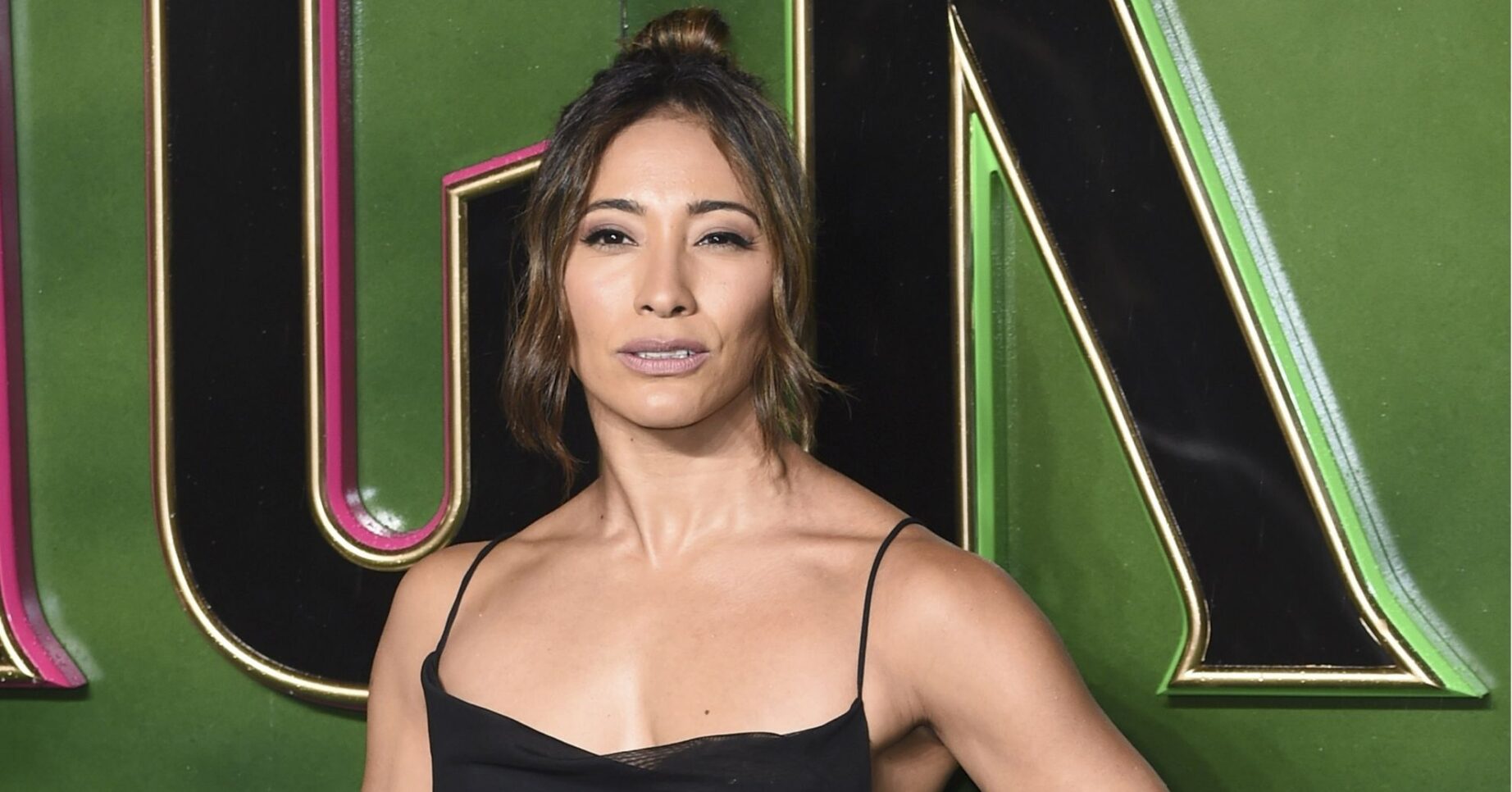 Karen Hauer on the red carpet