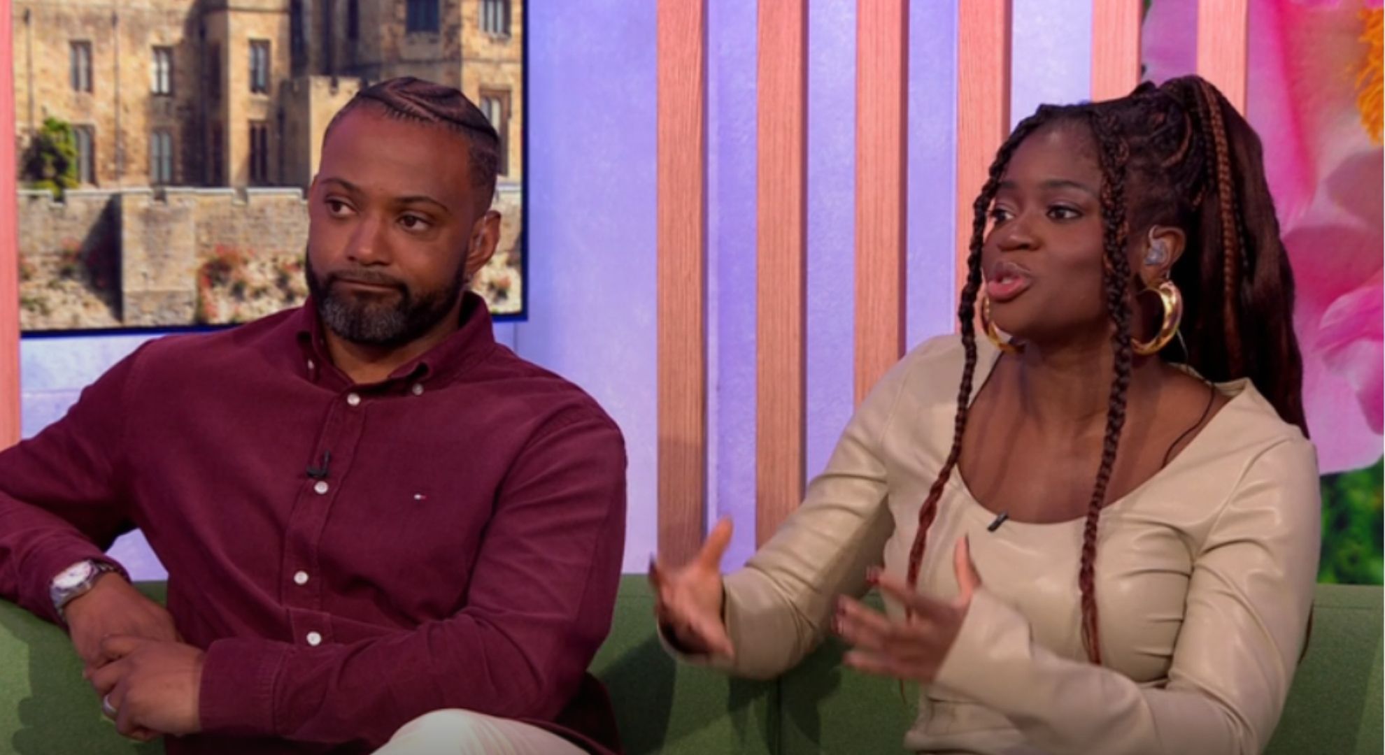 JB Gill and Clara Amfo hosting The One Show