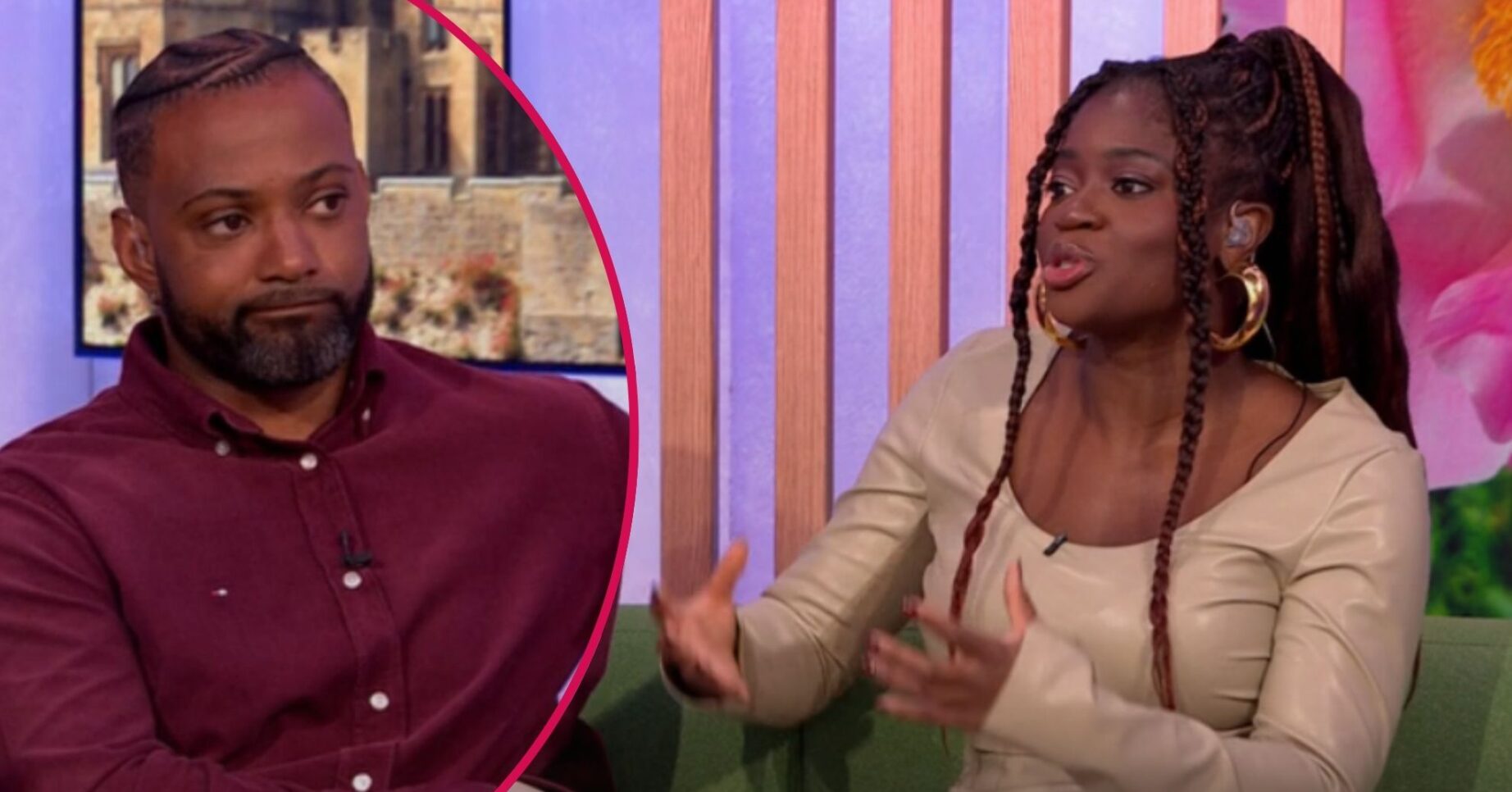 JB Gill and Clara Amfo hosting The One Show