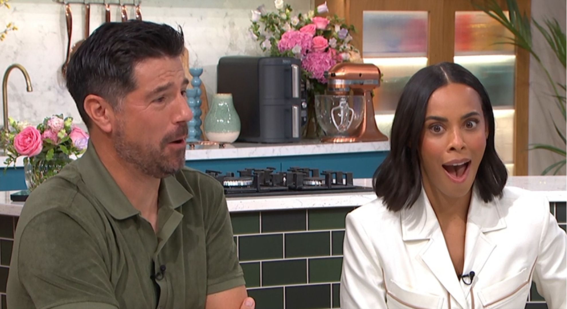 Craig Doyle and Rochelle Humes shocked
