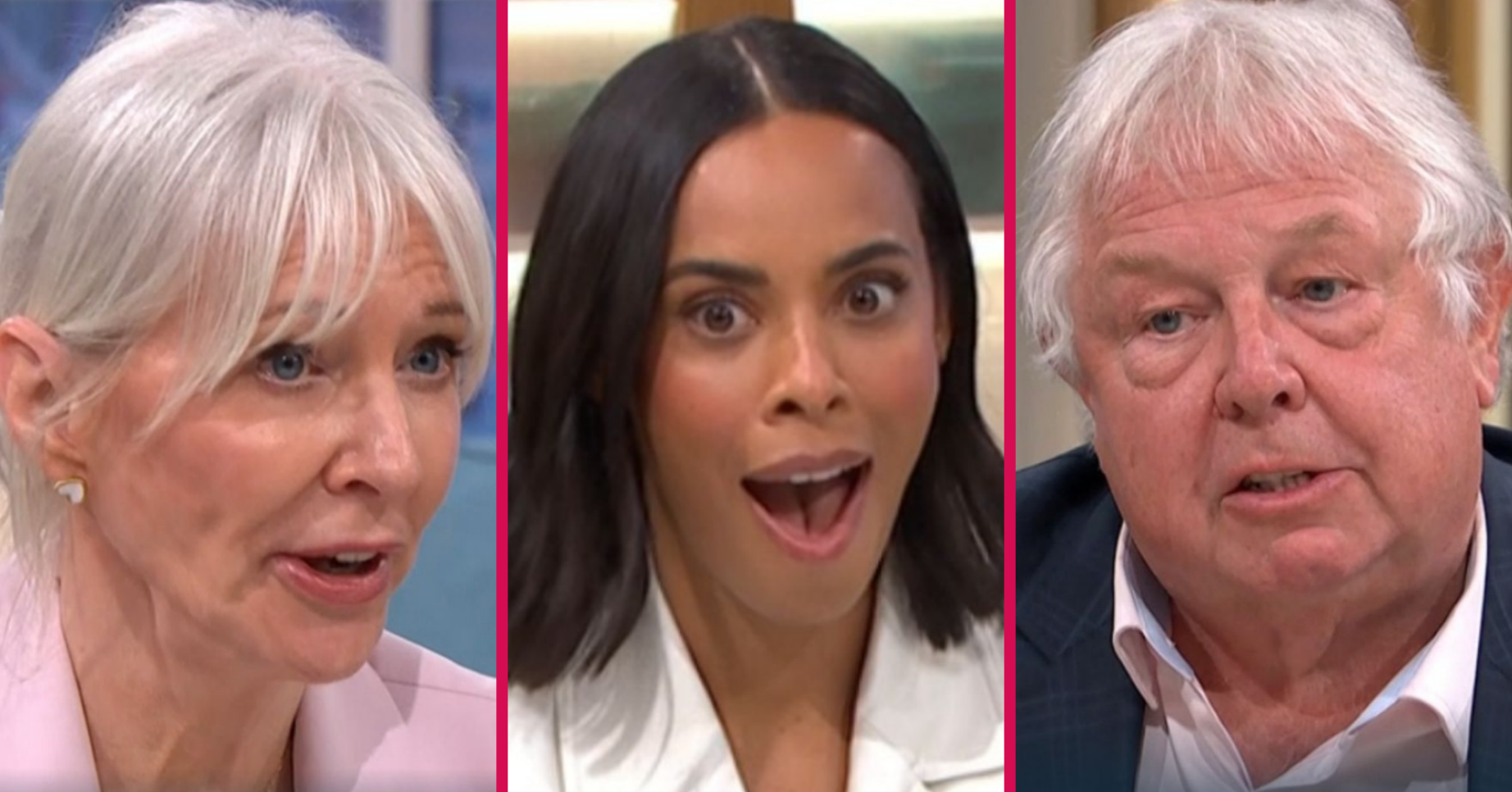 Nadine Dorries, Rochelle Humes and Nick Ferrari on This Morning