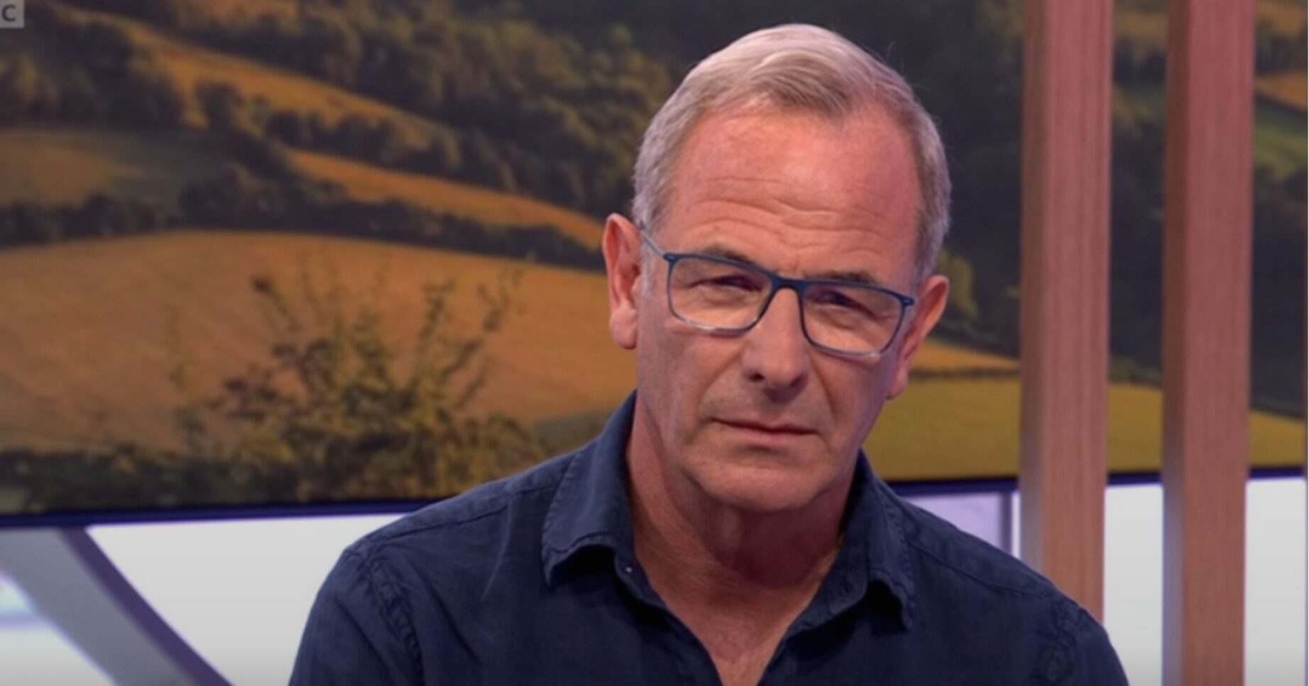 Robson Green looking in front