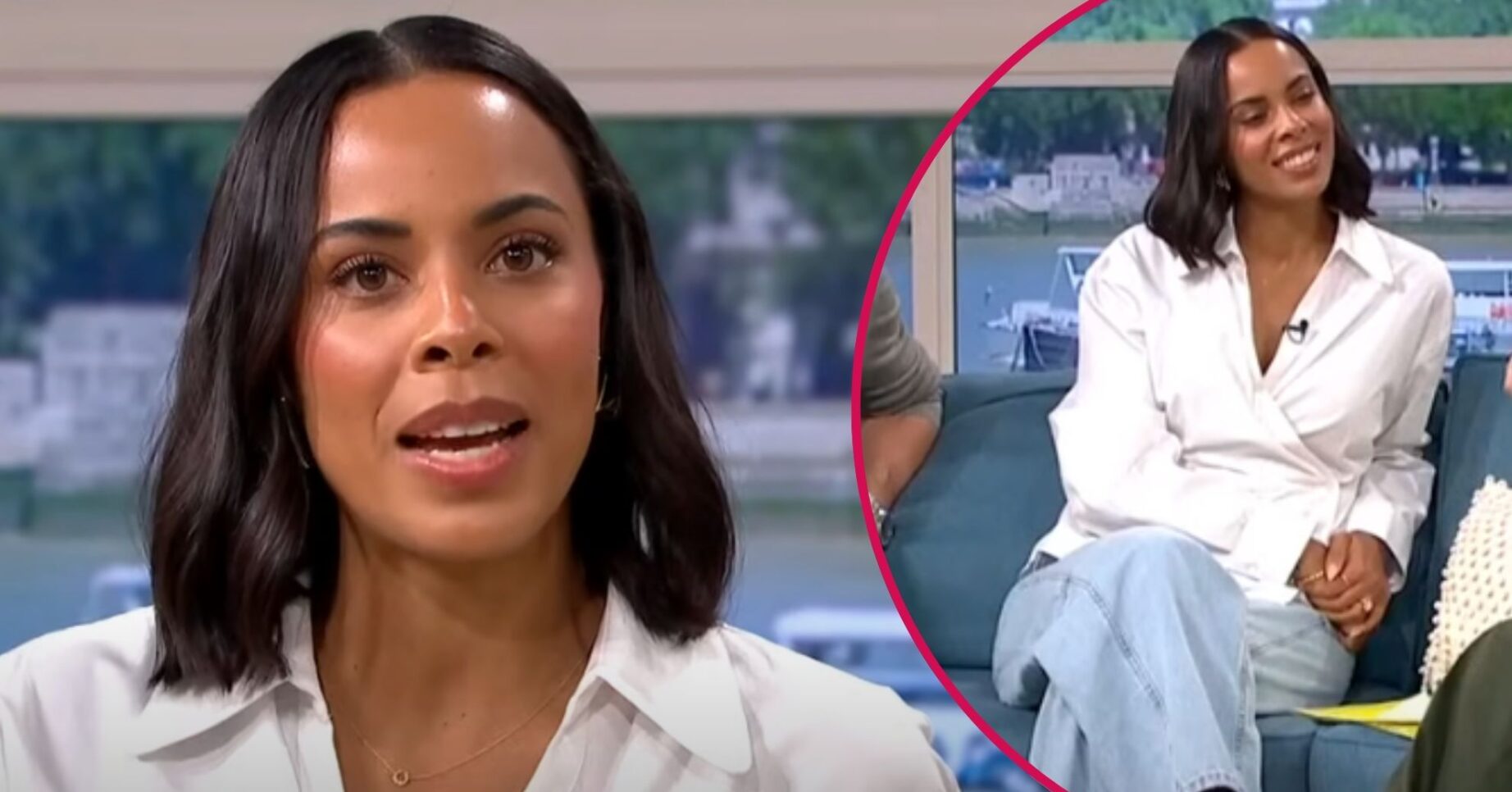 ED comp: Rochelle Humes on This Morning up close / wearing jeans