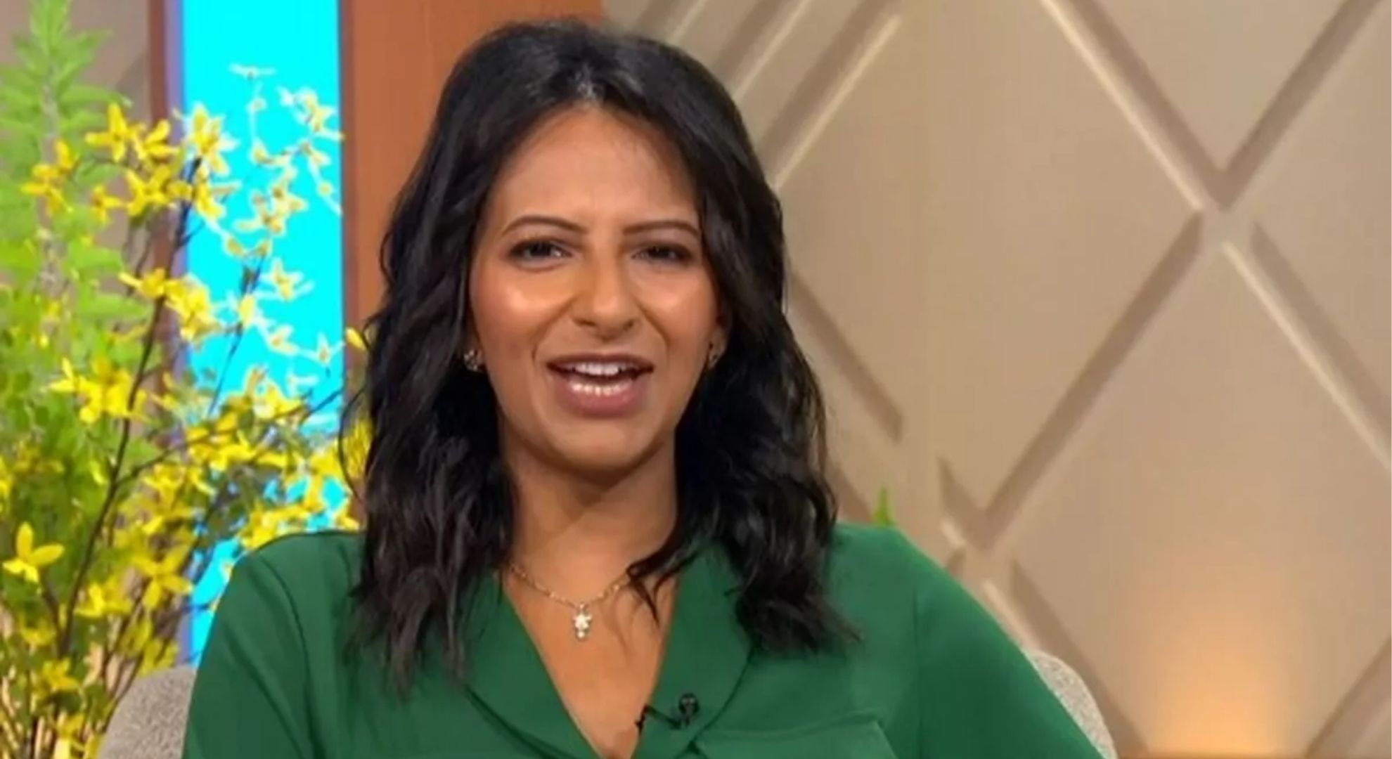 Ranvir Singh presenting Lorraine