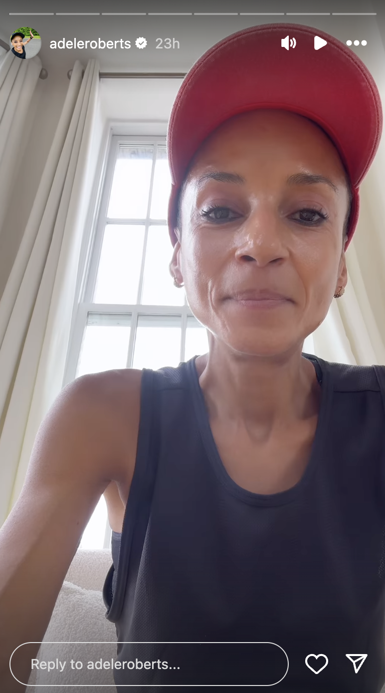 Adele Roberts Instagram story