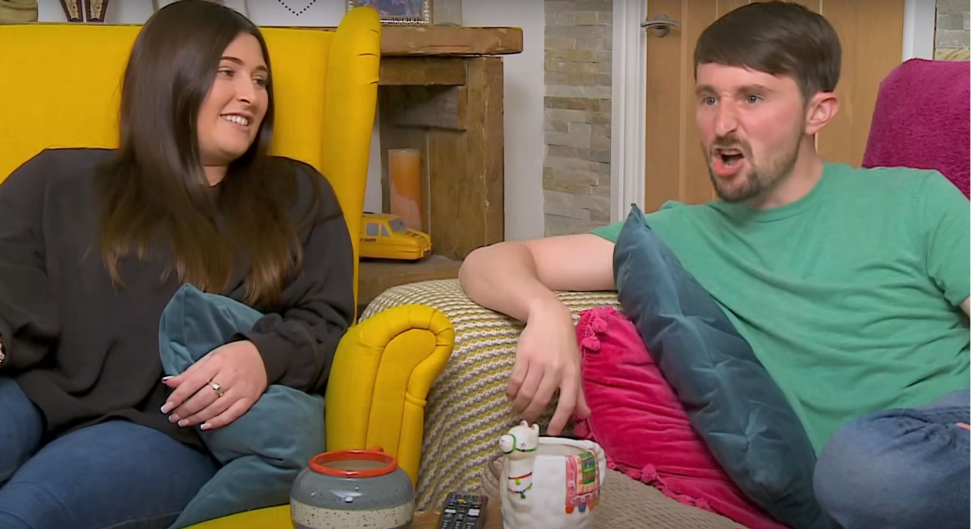 Sophie and Pete on Gogglebox