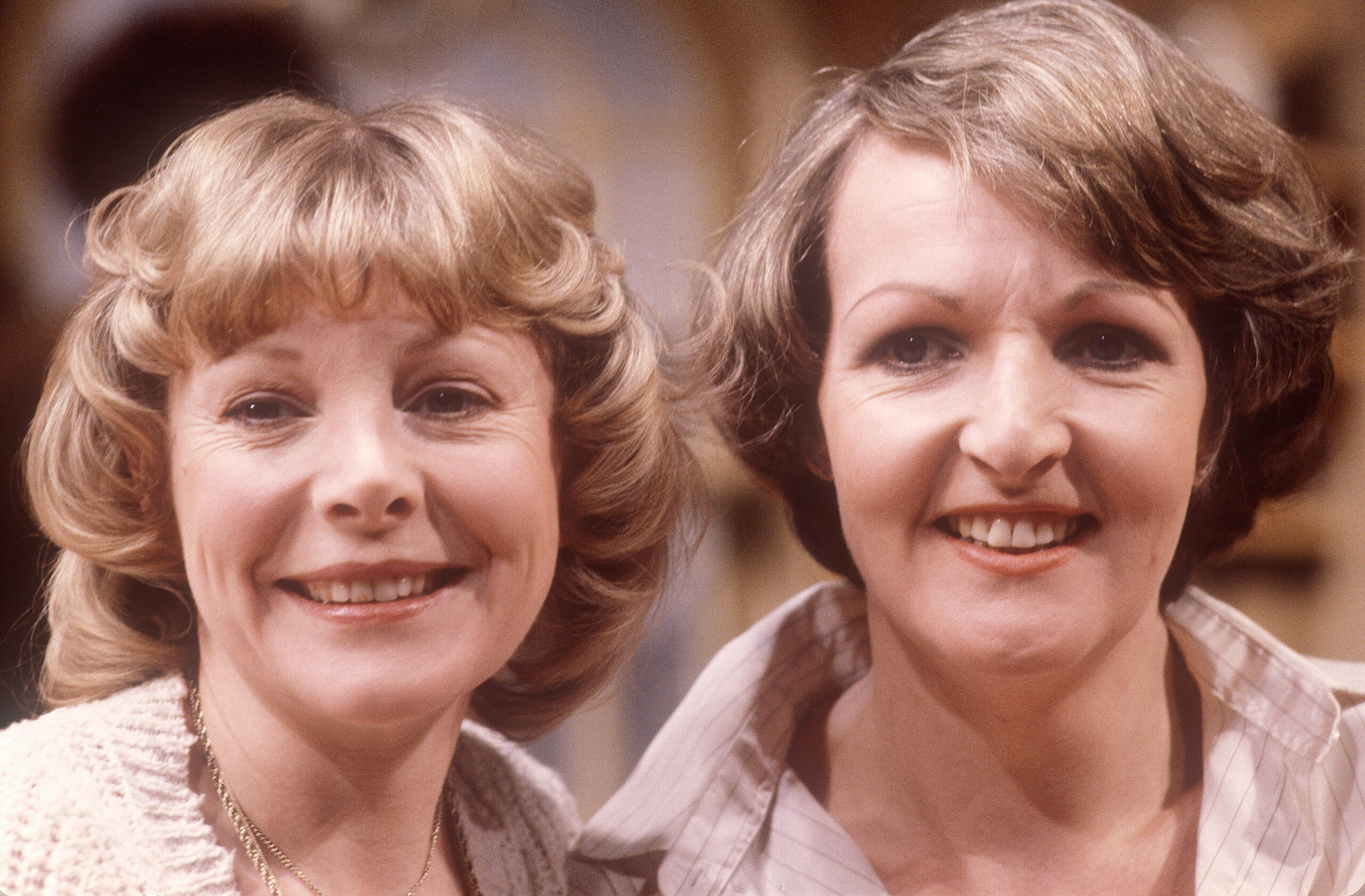 Barbara Ferris with Penelope Keith on Corrie