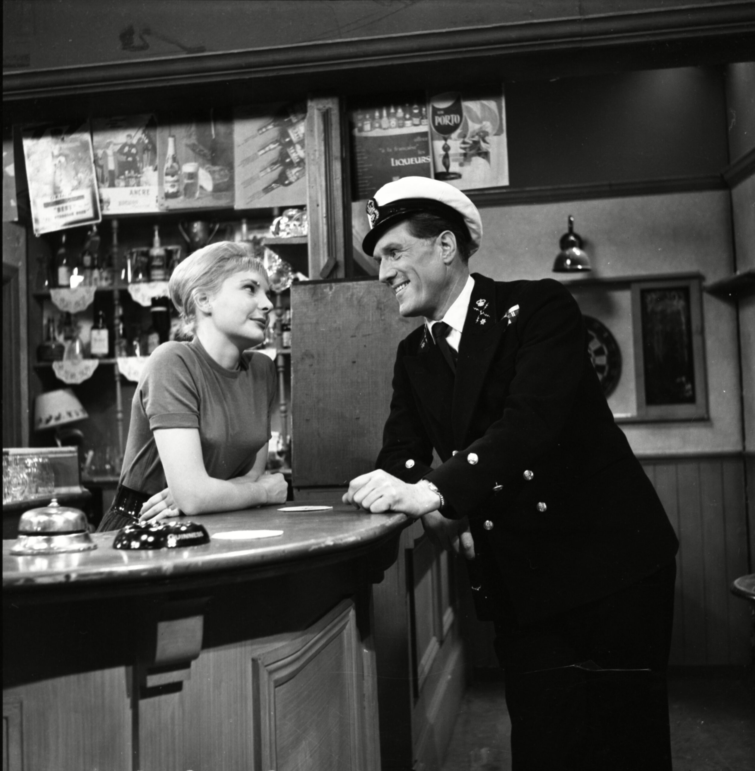 Barbara Ferris with Jack Watson on Corrie