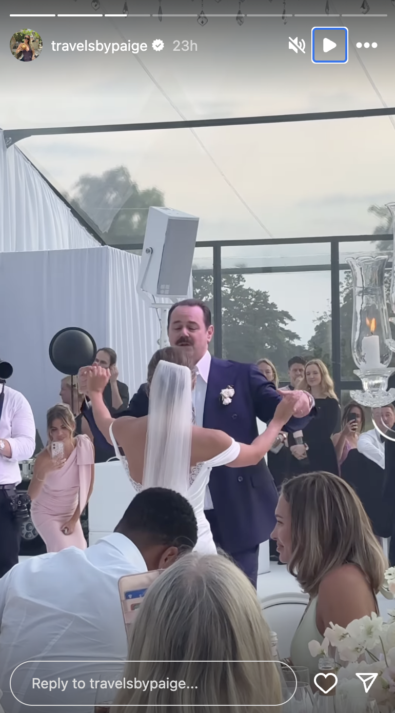 Danny Dyer and Dani Dyer first dance 