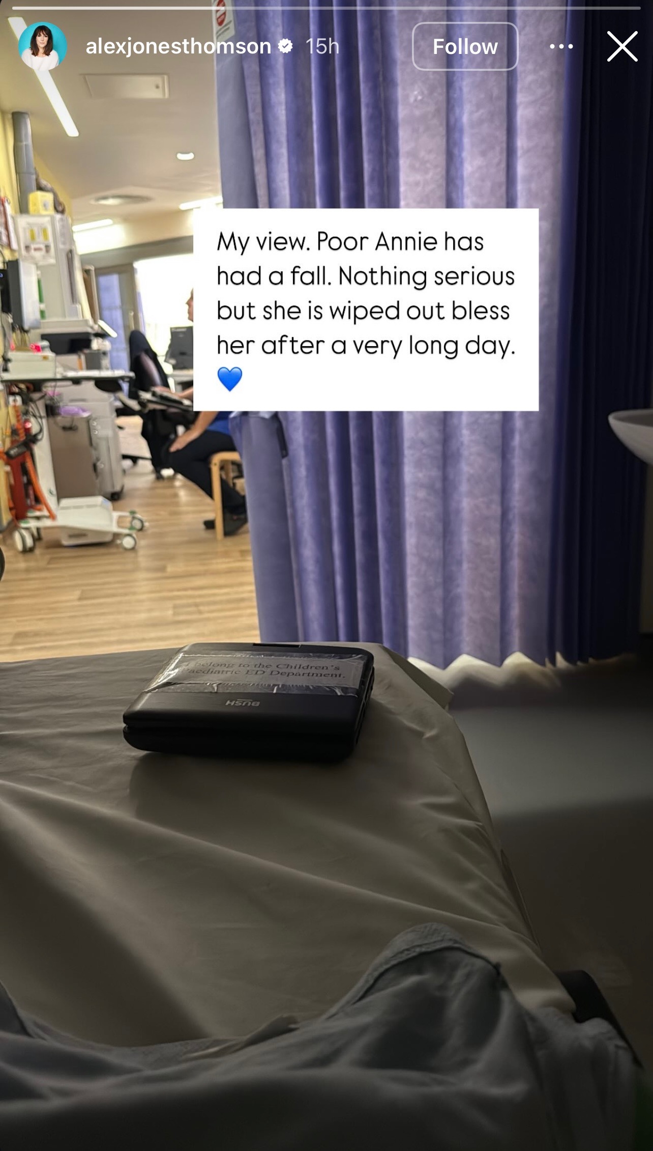 Alex Jones' IG story