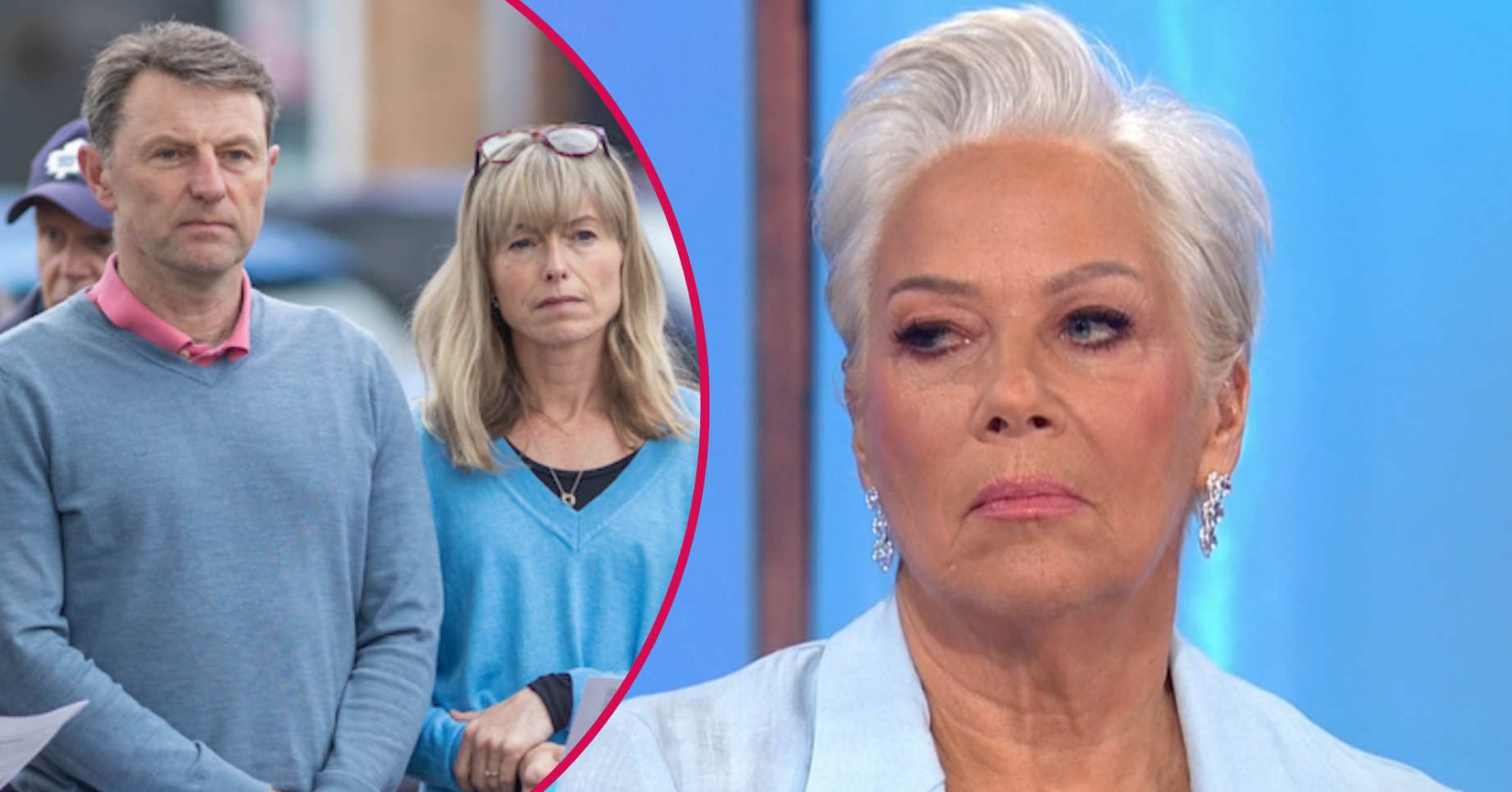 Denise Welch and Madeleine McCann's parents