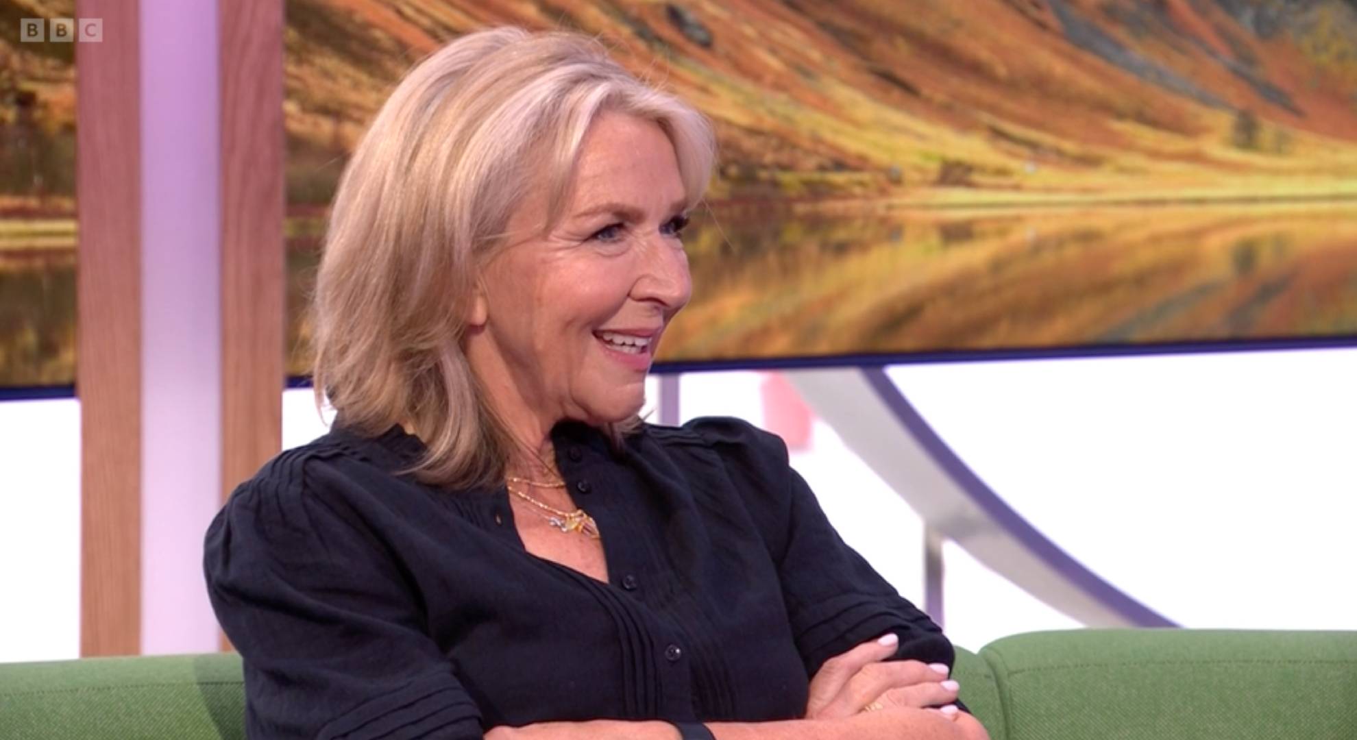 Fern Britton folds her arms