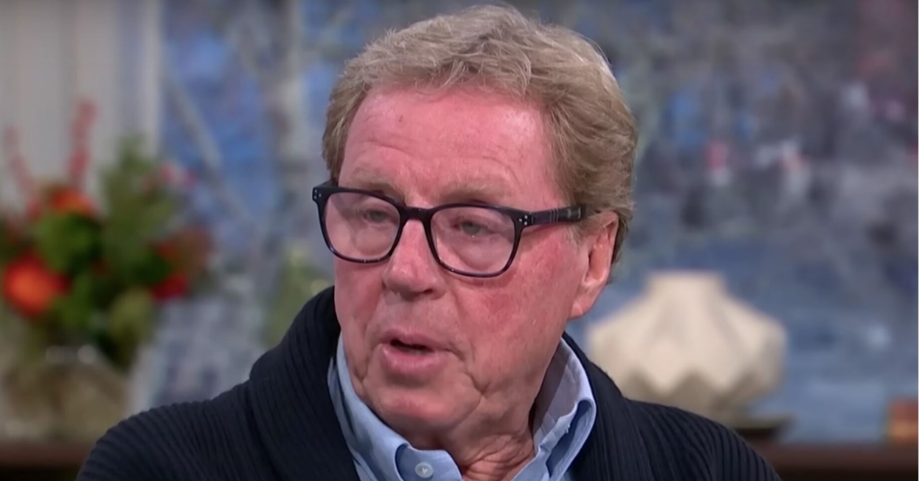 Harry Redknapp looking serious