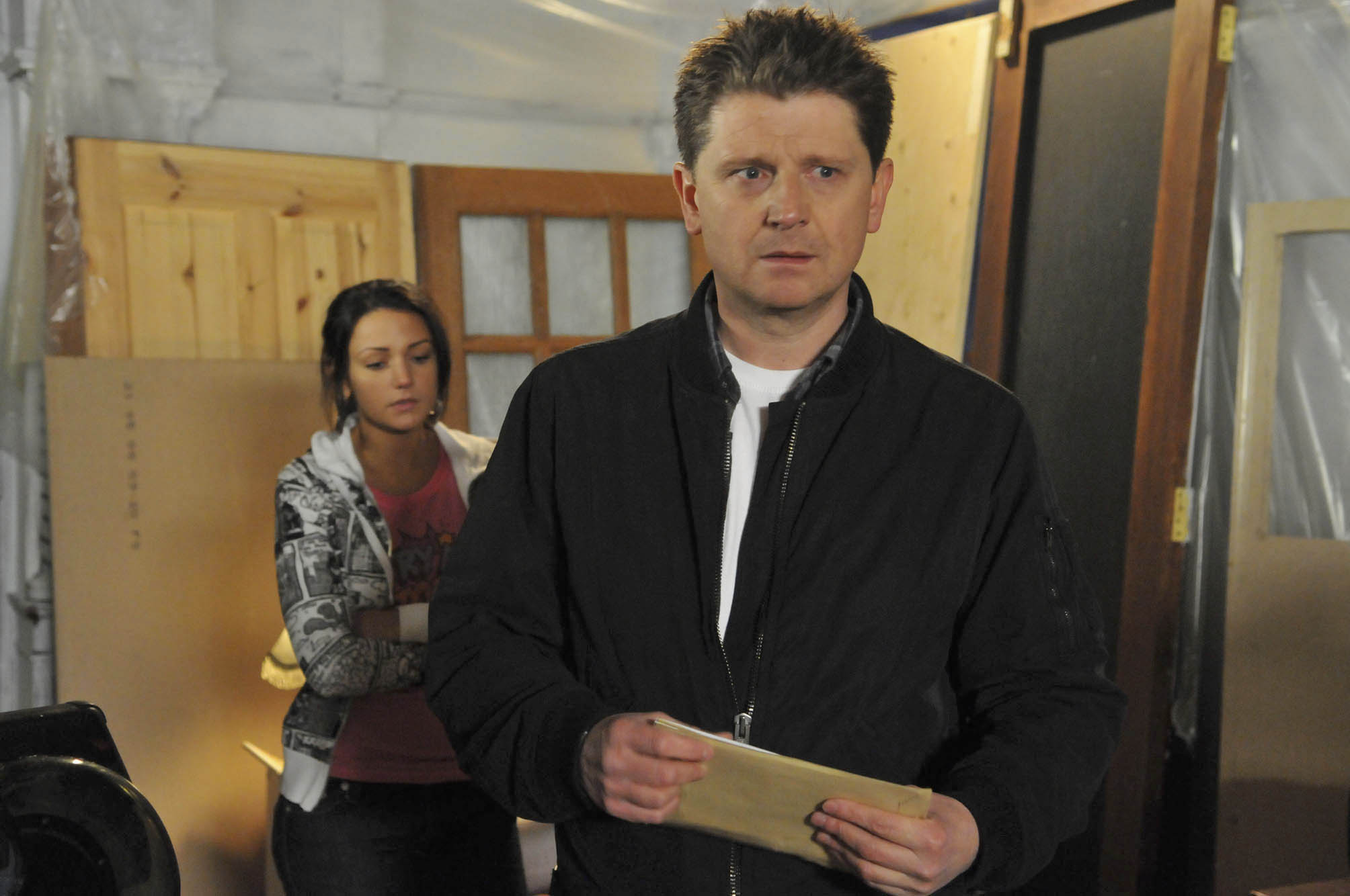 Joe and Tina McIntyre in Coronation Street