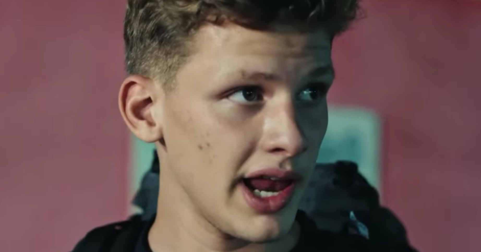 Freddy Brazier looking serious