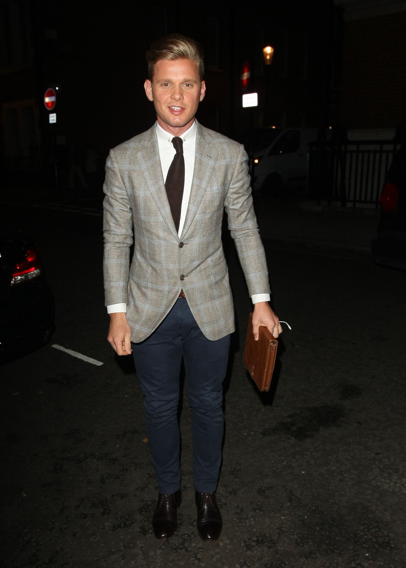 Jeff Brazier smiling