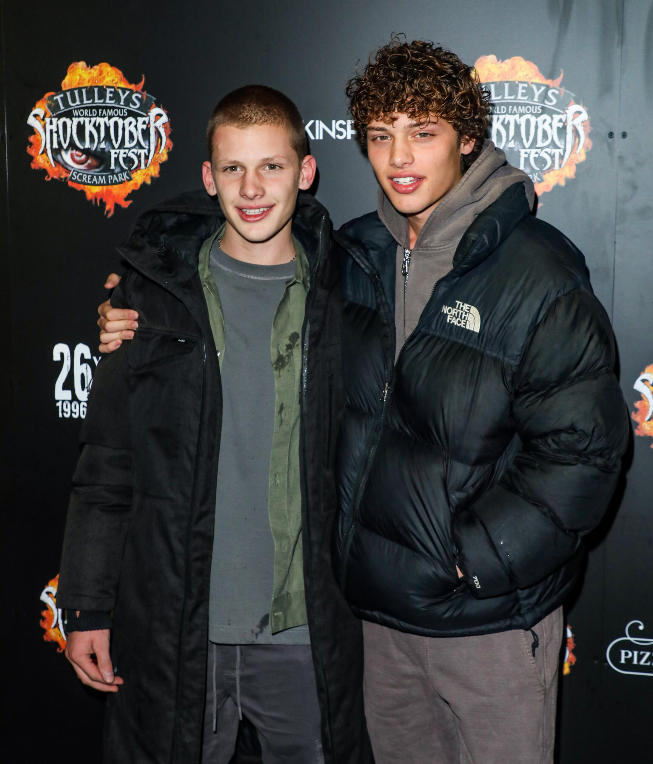 Freddy and Bobby Brazier smiling