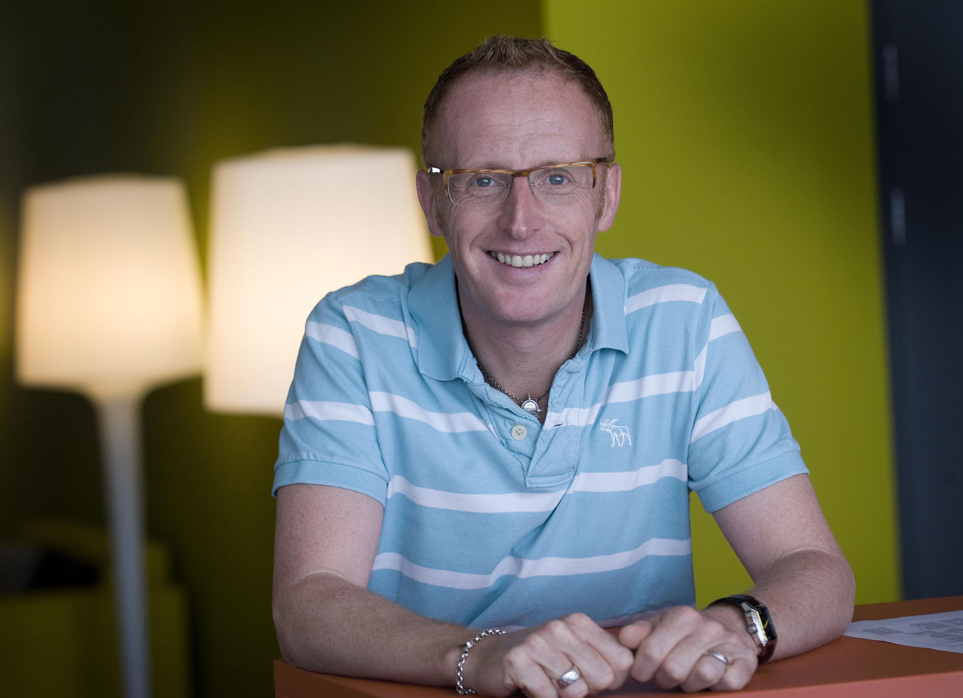 Bryan Burnett smiling