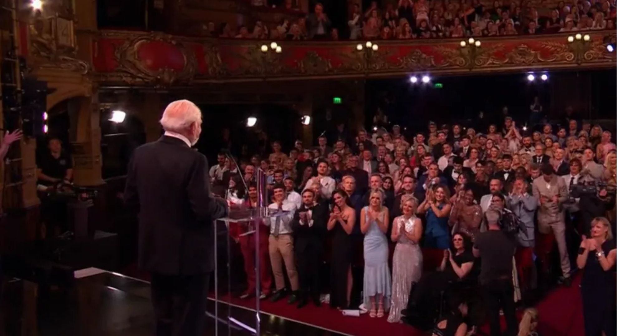 Sir David Jason receives standing ovation at British Soap Awards