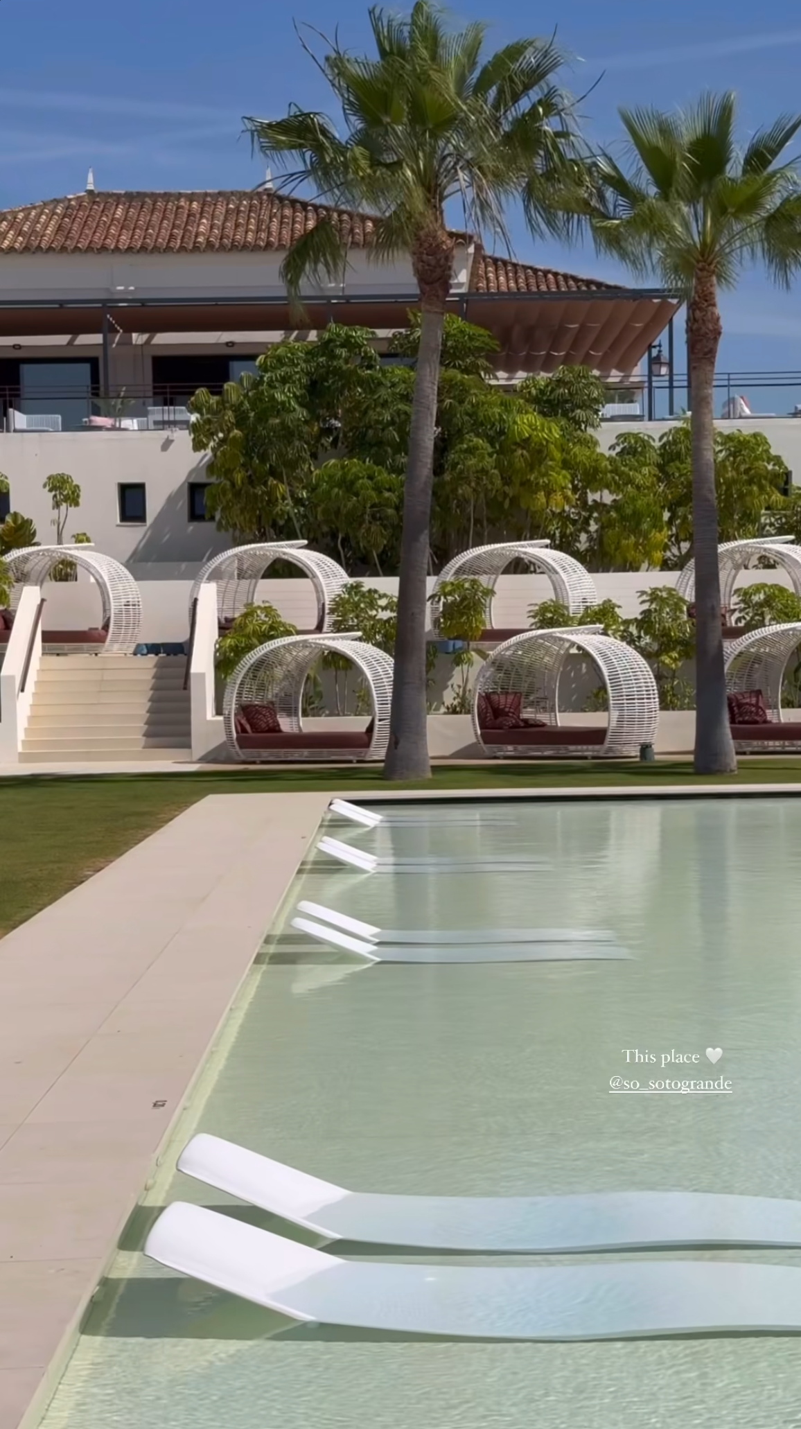 Michelle Keegan's stunning holiday pictures - the pool