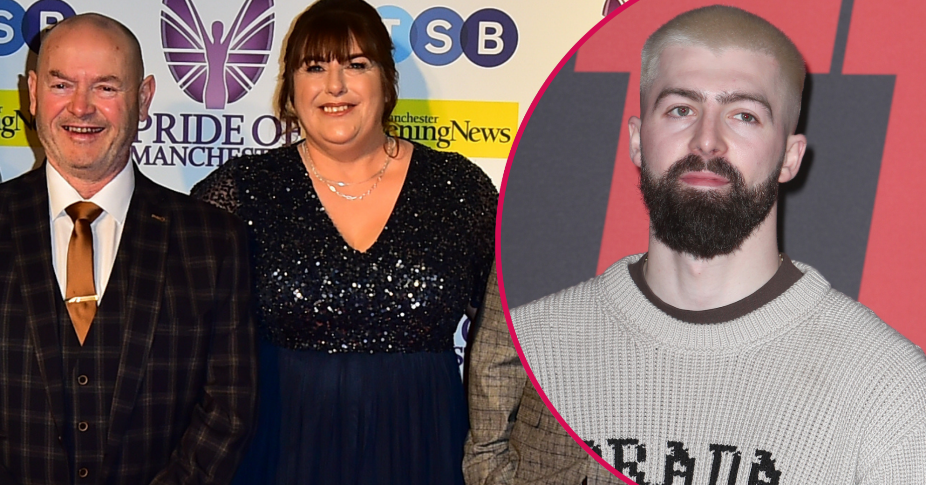 Tom Snr, Julie and Tom Jr Malone from Gogglebox