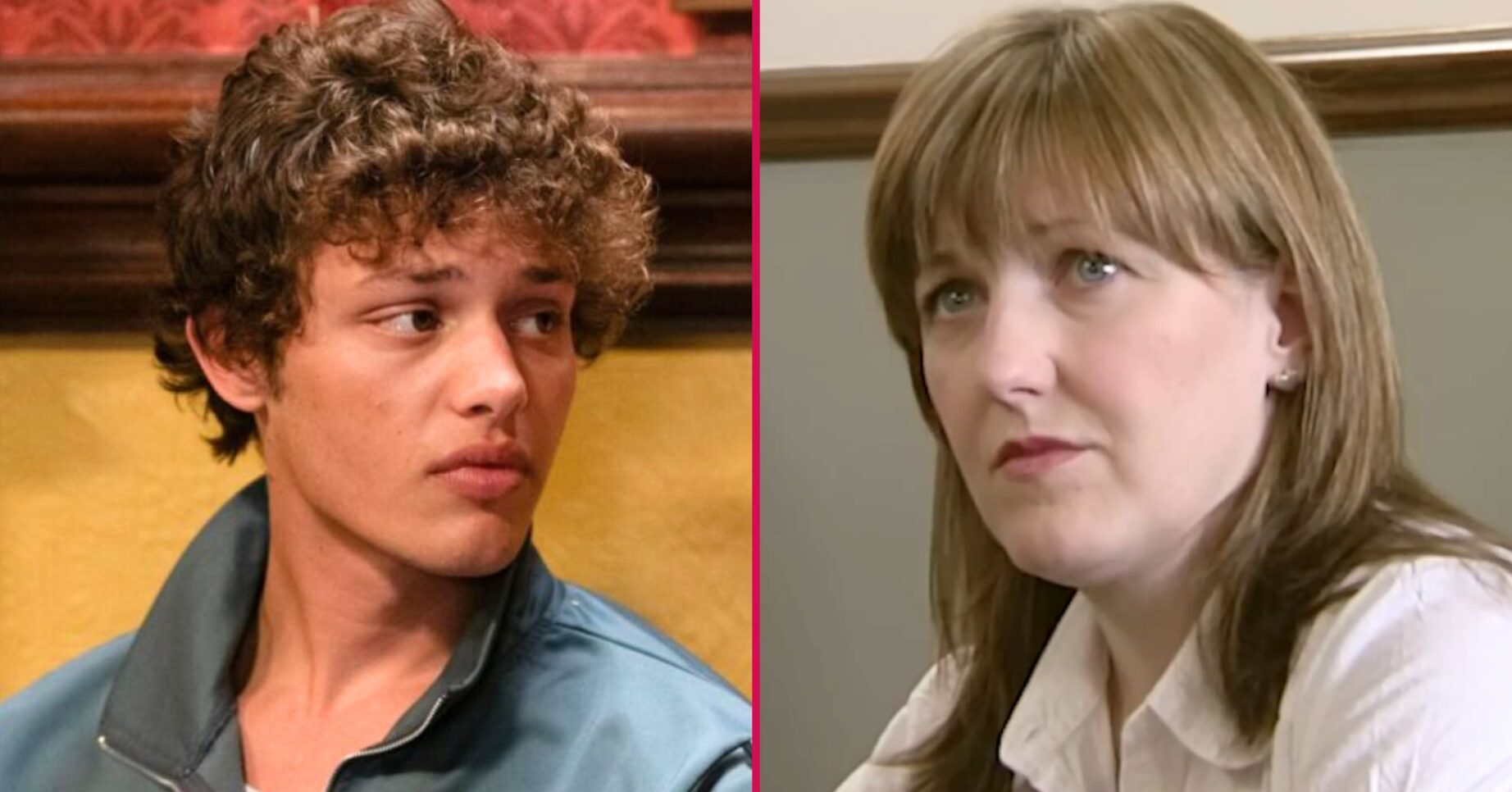 Composite image of Freddie and Little Mo on EastEnders, both looking downcast (Credit: BBC/Composite: ED!)