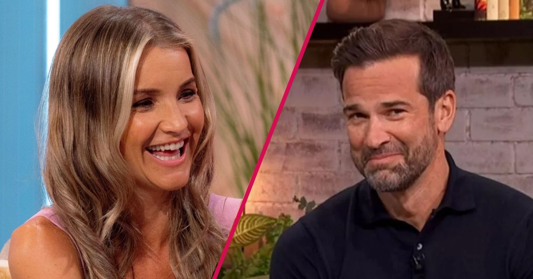 Helen Skelton and Gethin Jones smiling