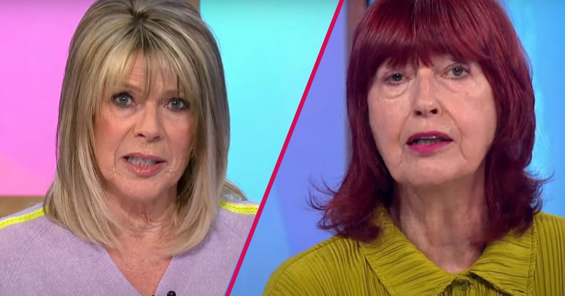 Ruth Langsford and Janet Street Porter on Loose Women