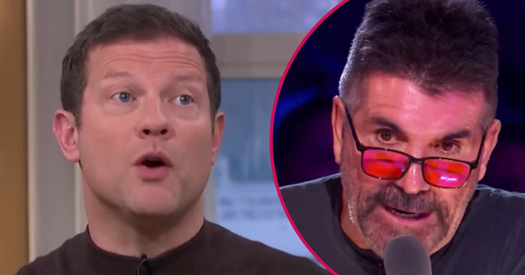 Dermot on This Morning with Simon Cowell