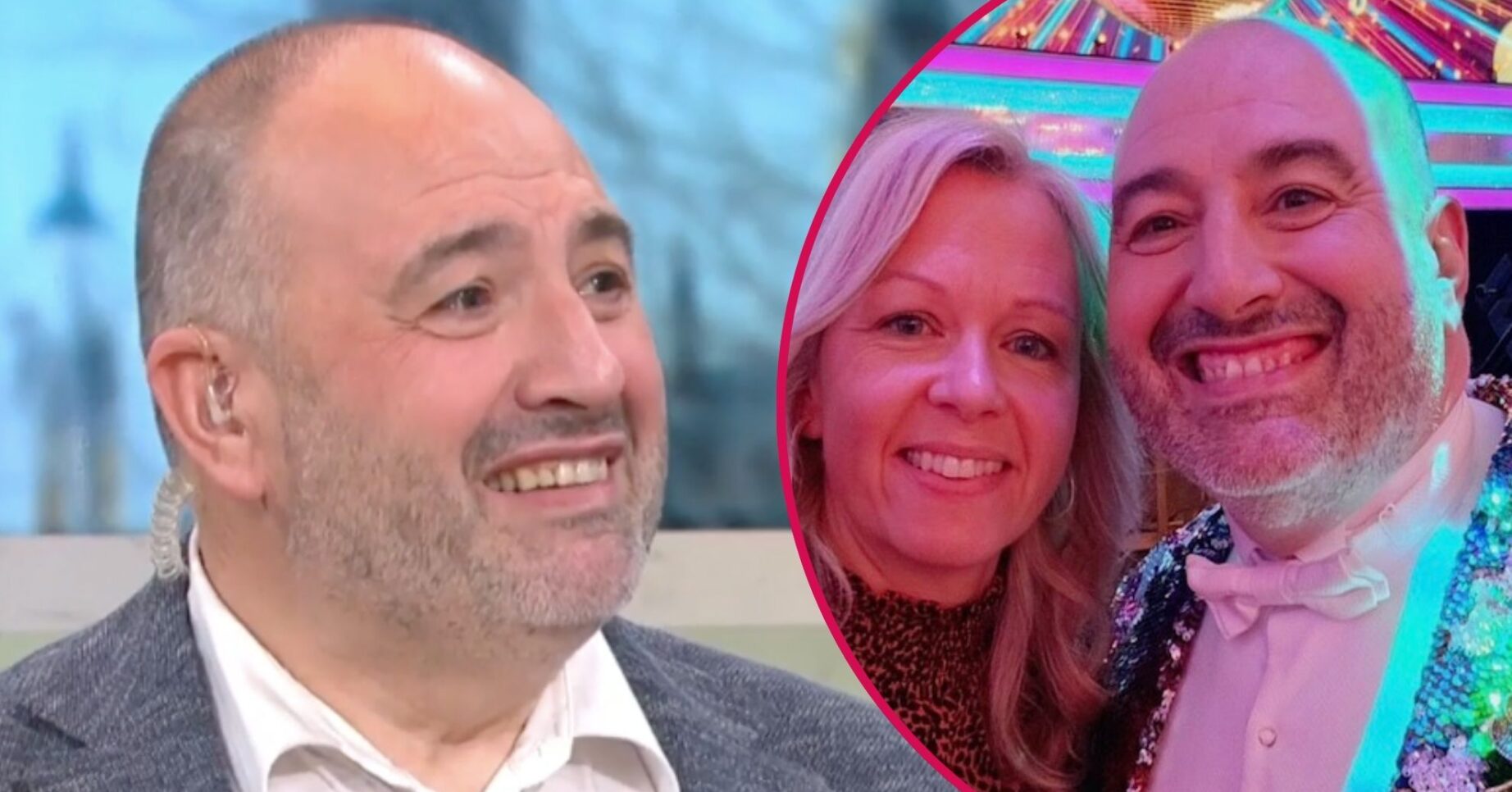 Wynne Evans and his partner