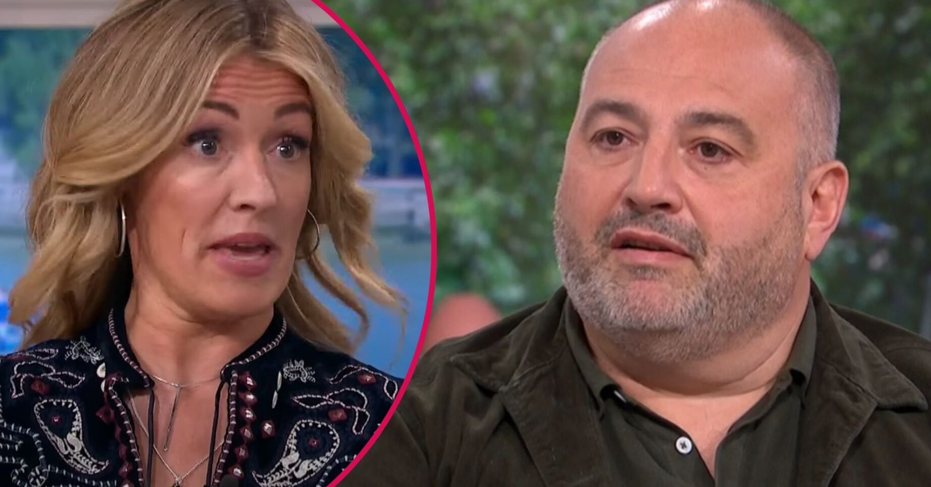 Cat Deeley and Wynne Evans on This Morning