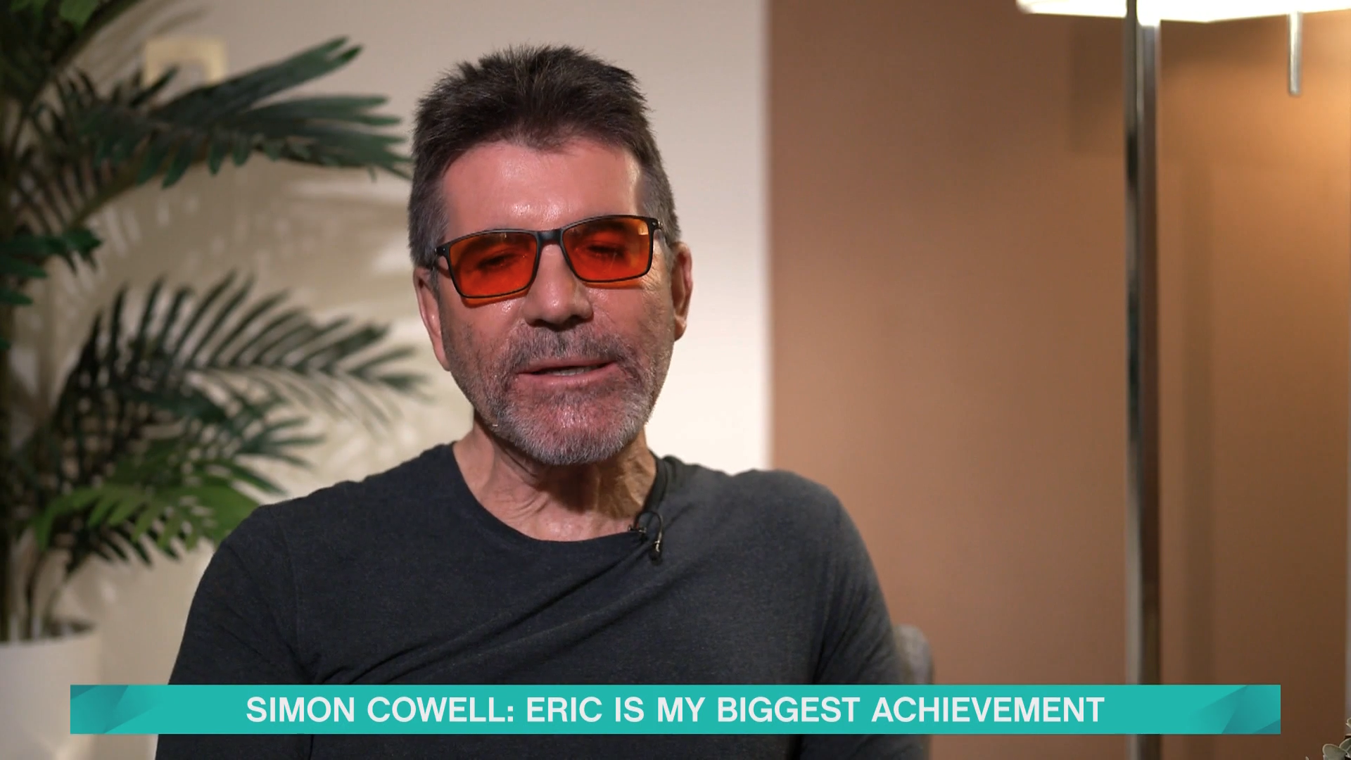 Simon Cowell speaking on This Morning today