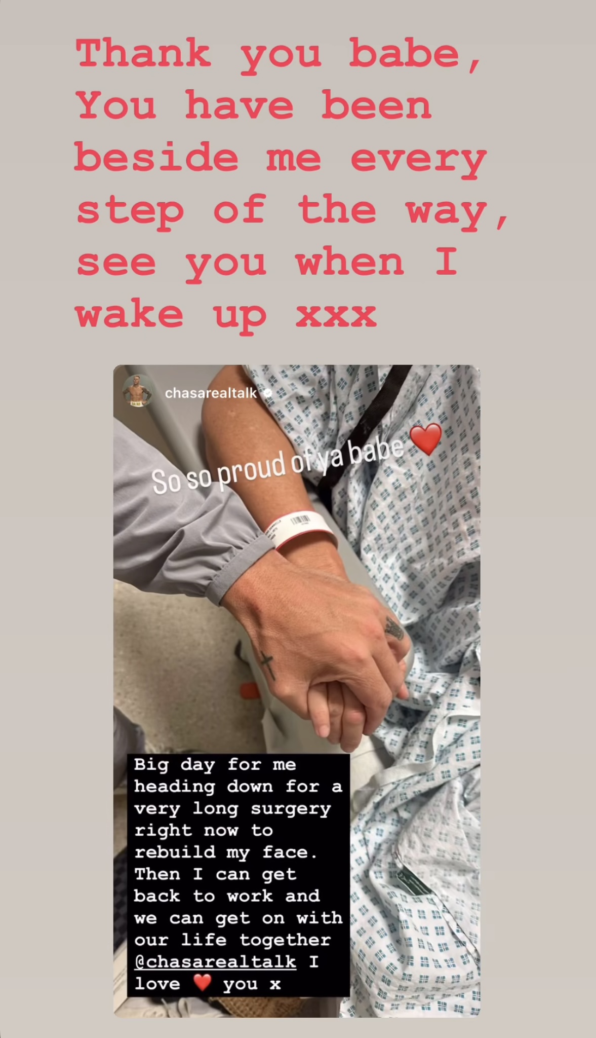 Danniella Westbrook Instagram Story