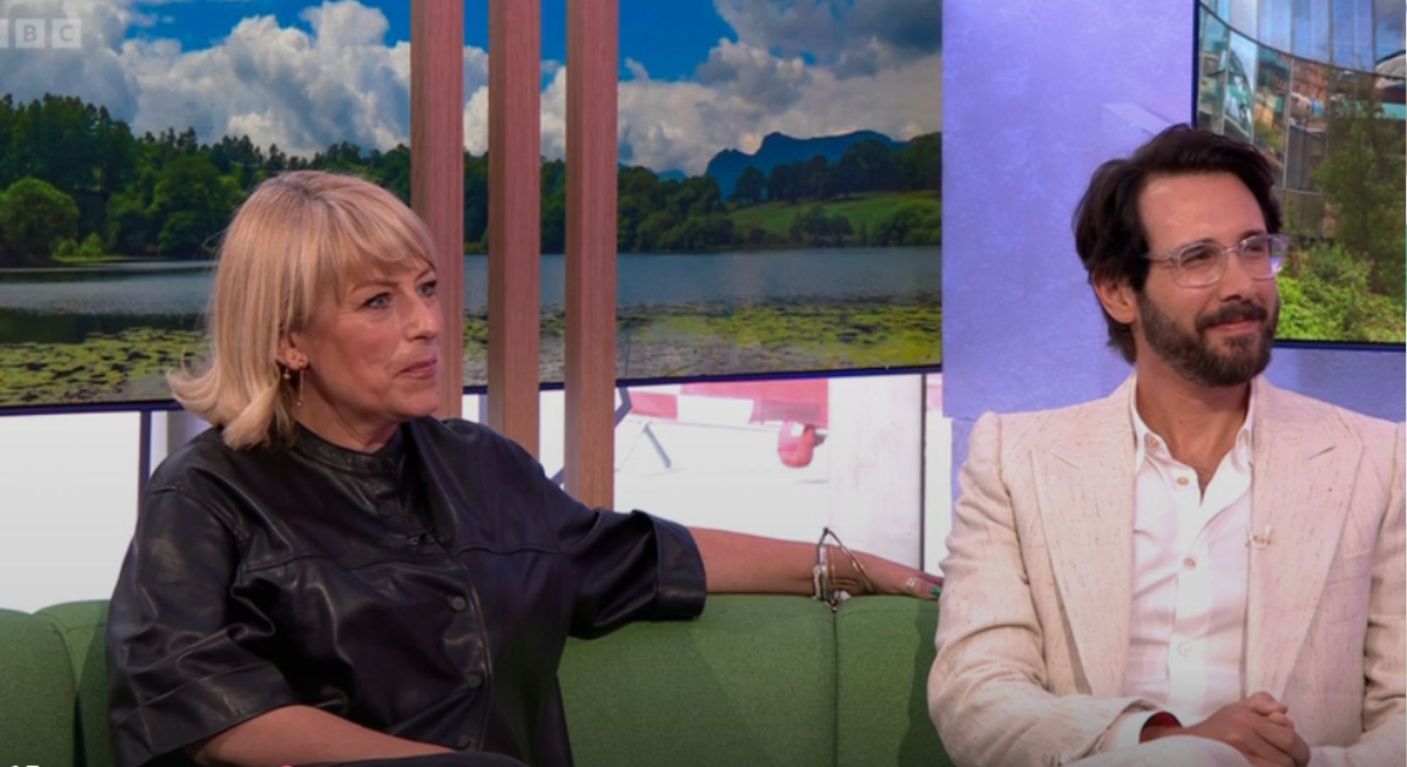Fay Ripley and Josh Groban on The One Show