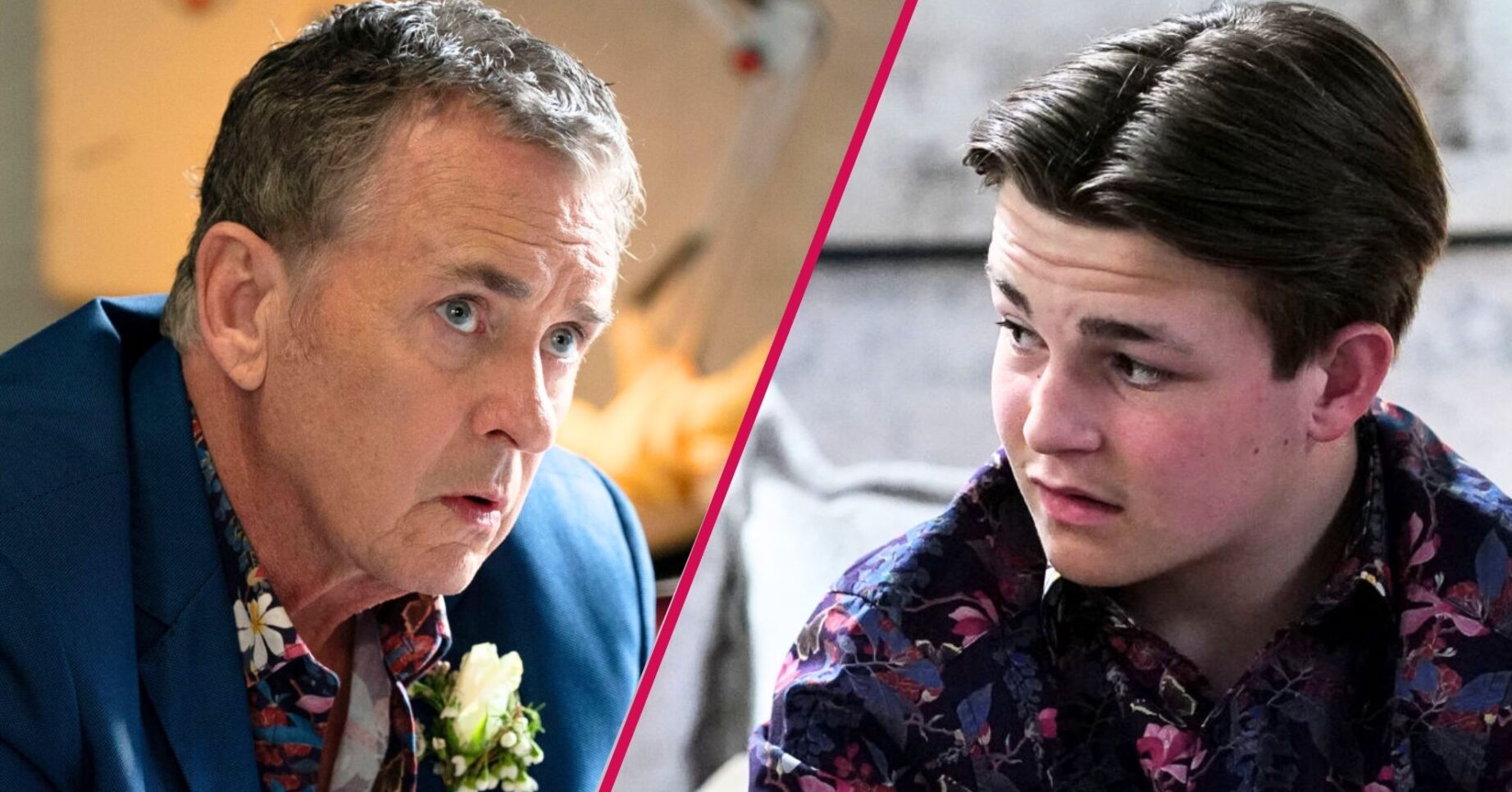 Composite image of Alfie and Tommy on EastEnders (Credit: BBC/Composite: ED!)