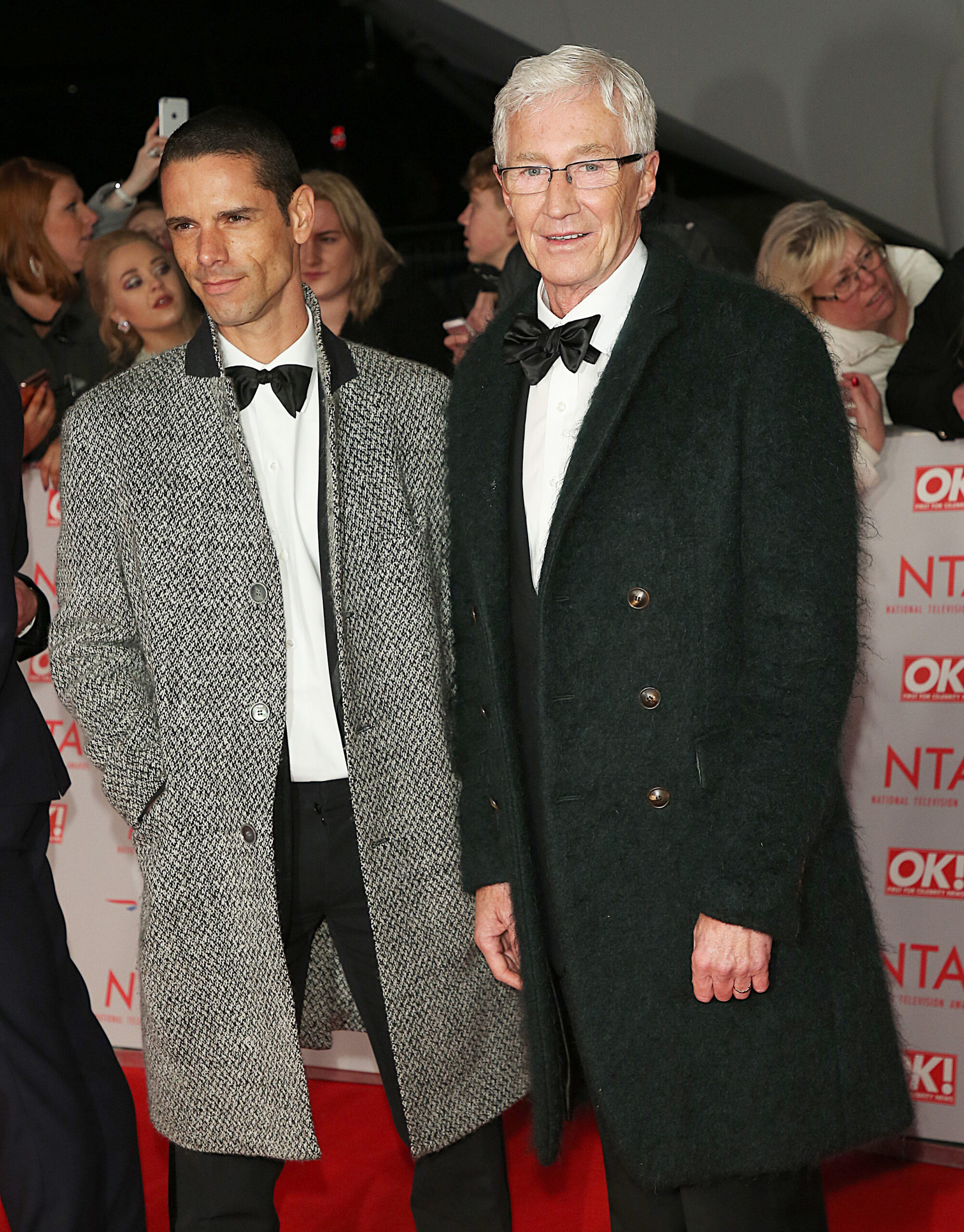 Paul O'Grady and husband Andre on the red carpet