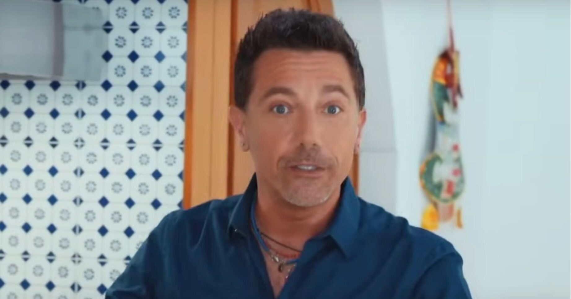 Gino D'Acampo speaking to camera