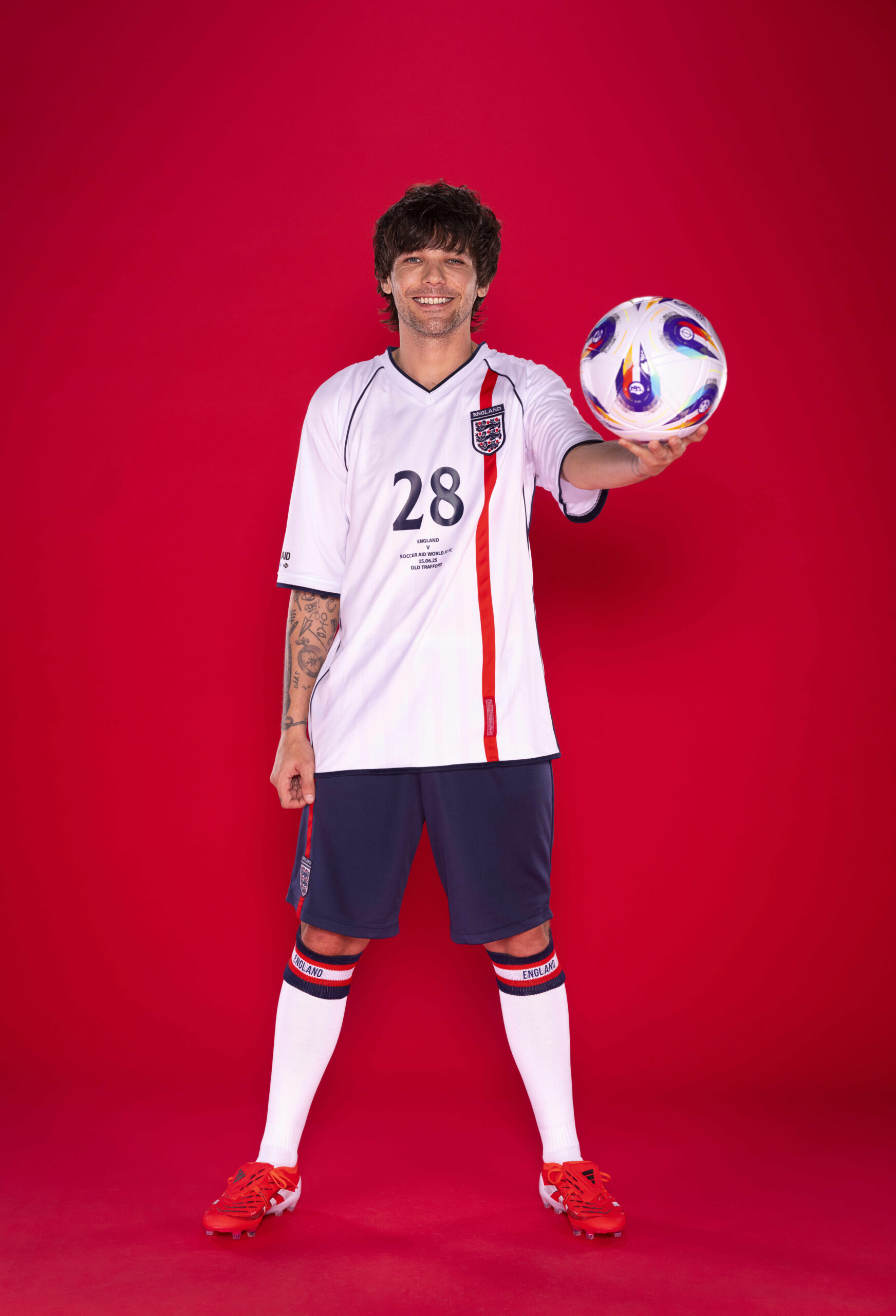 Louis Tomlinson for Soccer Aid