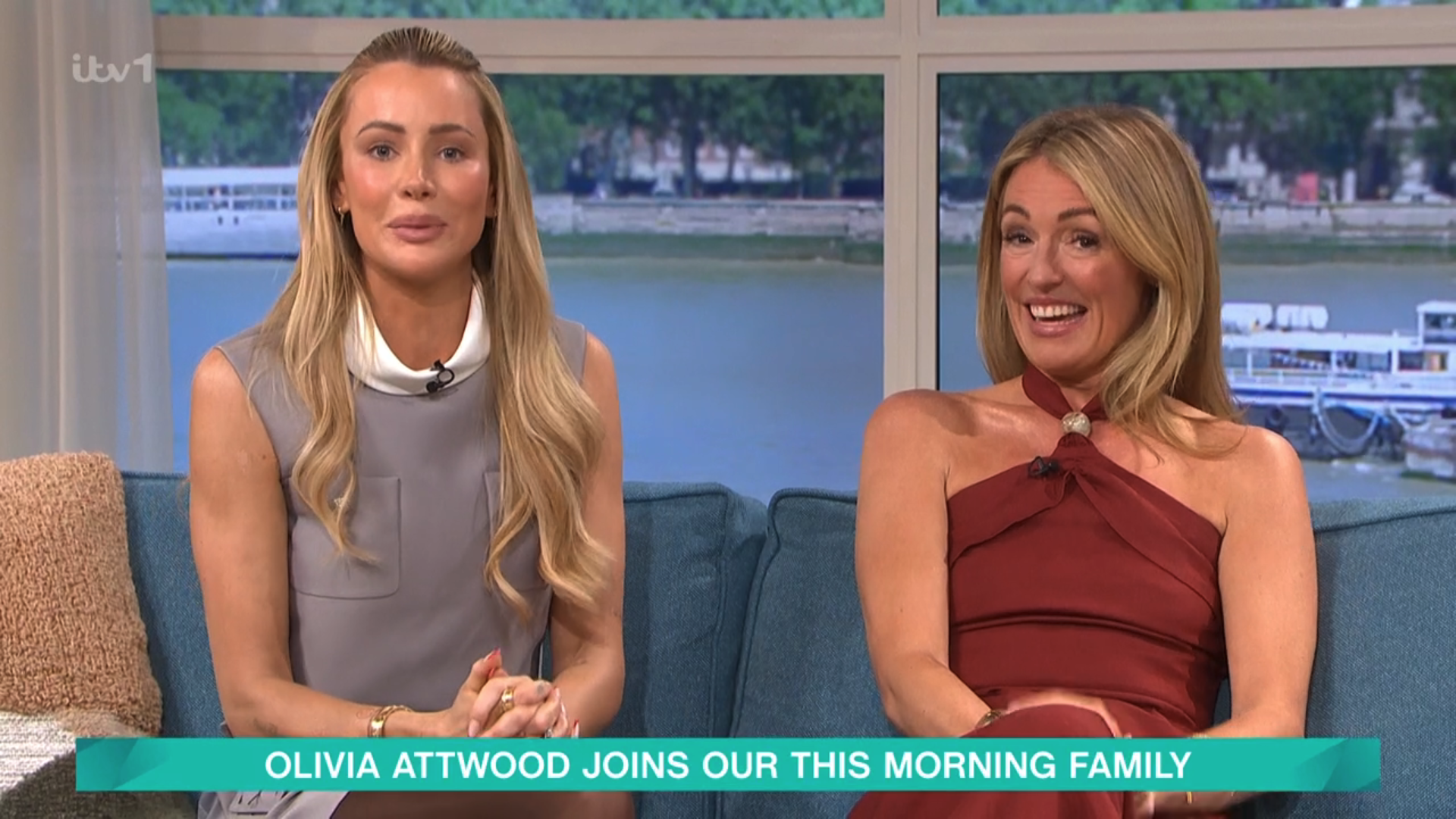 Olivia Attwood and Cat Deeley on This Morning