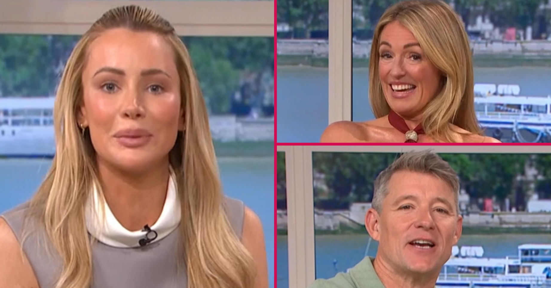 Olivia Attwood, Cat Deeley and Ben Shephard on This Morning
