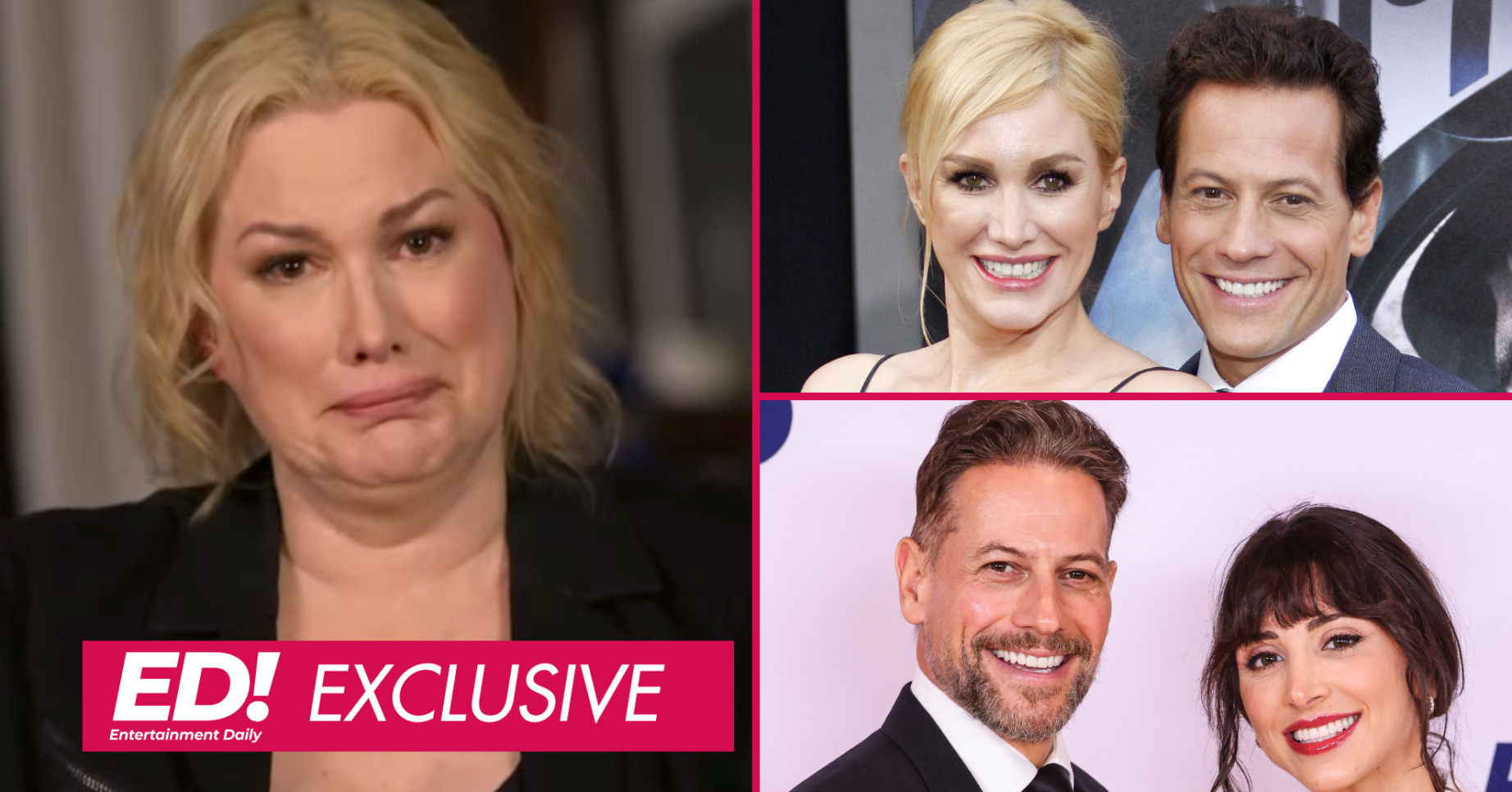 Alice Evans, Ioan Gruffudd and Bianca Wallace