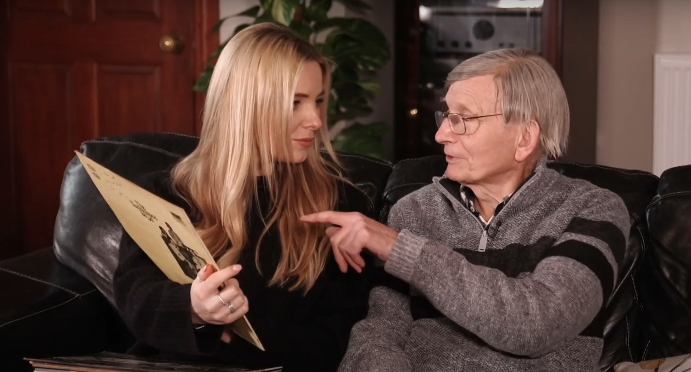 Sian Welby and her father Ian in a snippet about their family on This Morning