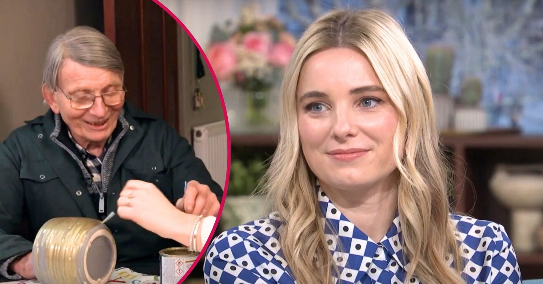 Sian Welby and her father Ian in a snippet about their family on This Morning