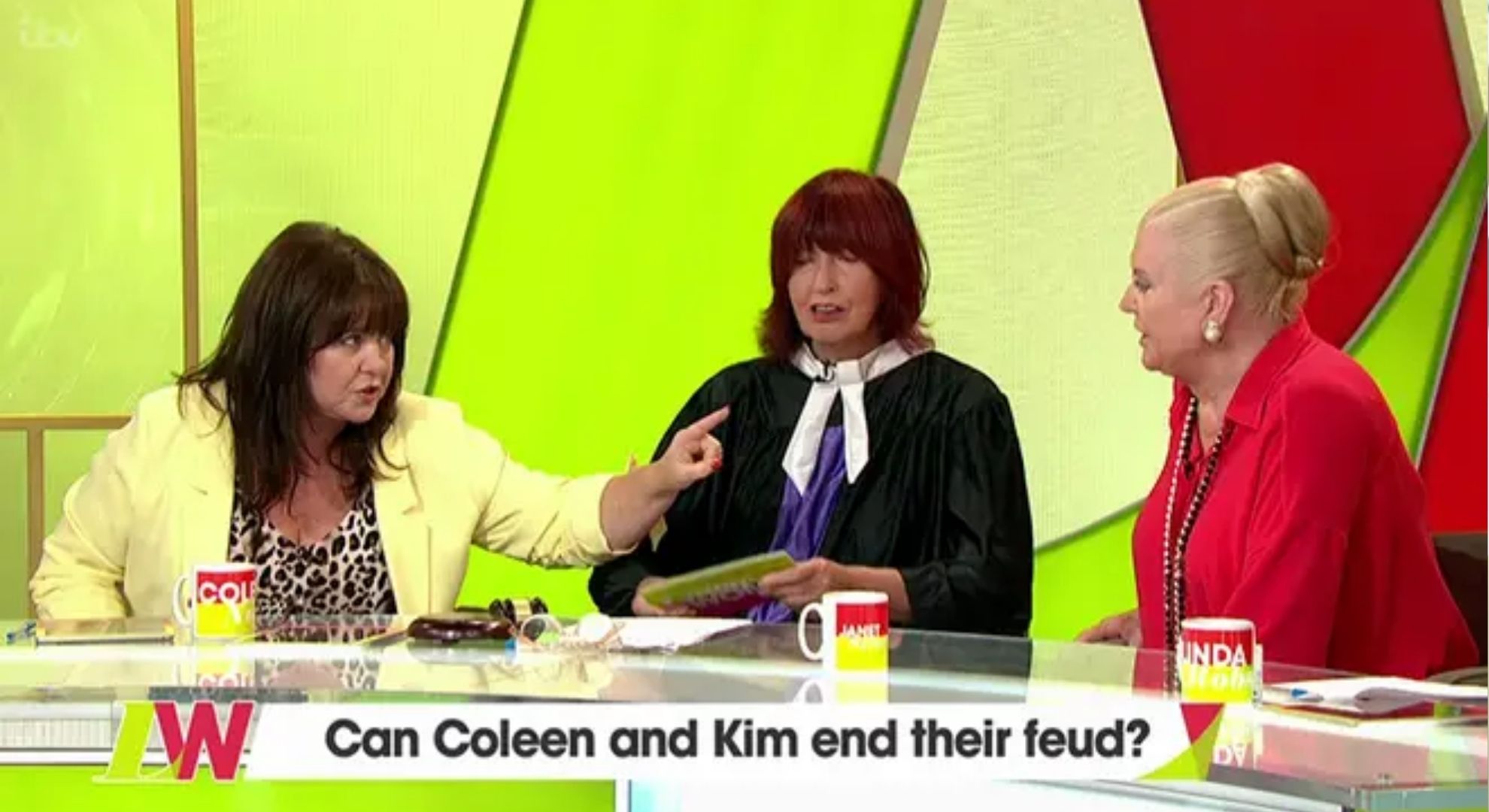 Coleen Nolan and Kim Woodburn clashing on Loose Women