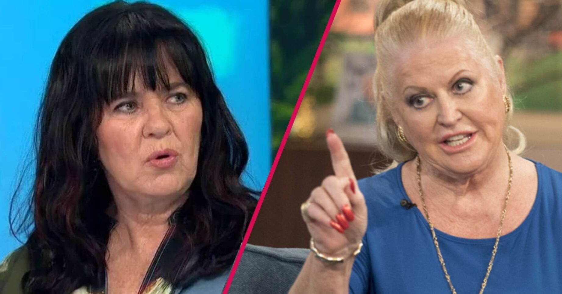 Coleen on Loose Women and Kim Woodburn on This Morning