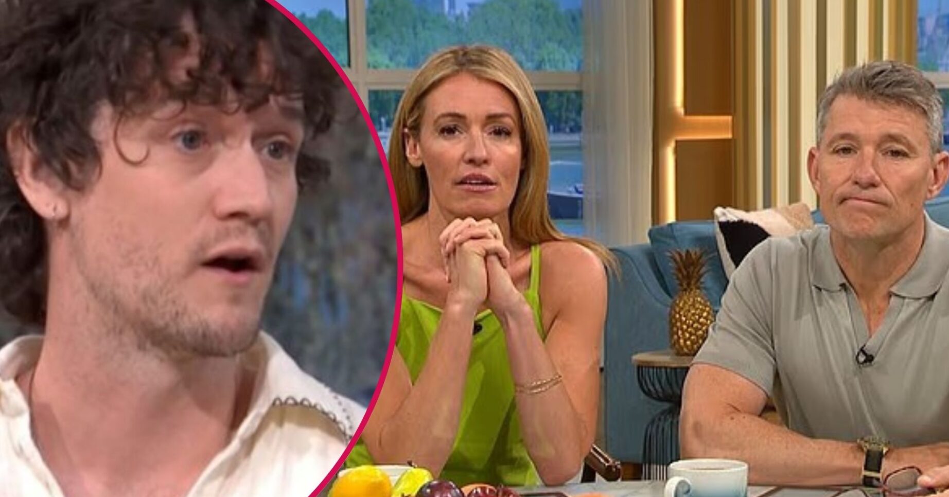 Fiongal Greenlaw on This Morning / Cat Deeley and Ben Shephard on This Morning