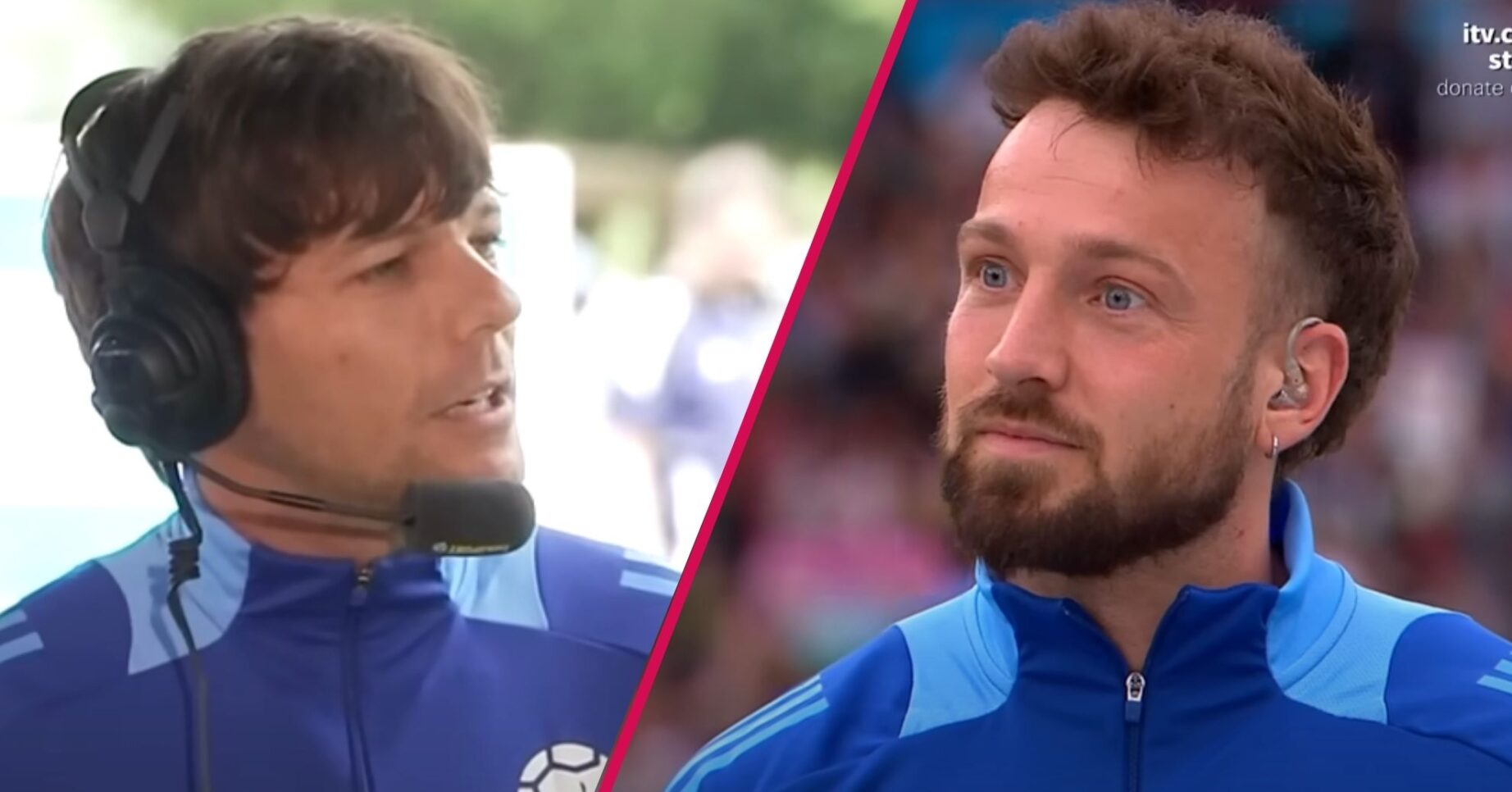 ED split: Louis Tomlinson at Soccer Aid / Sam Thompson at Soccer Aid
