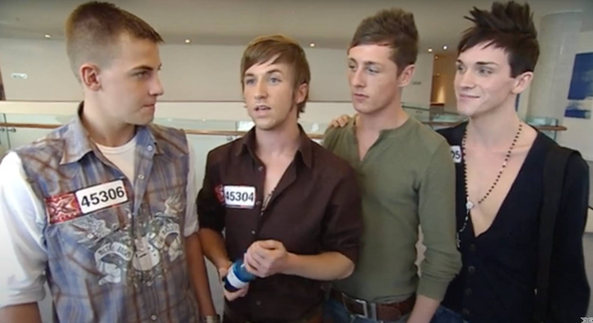 Eton Road group members after their audition