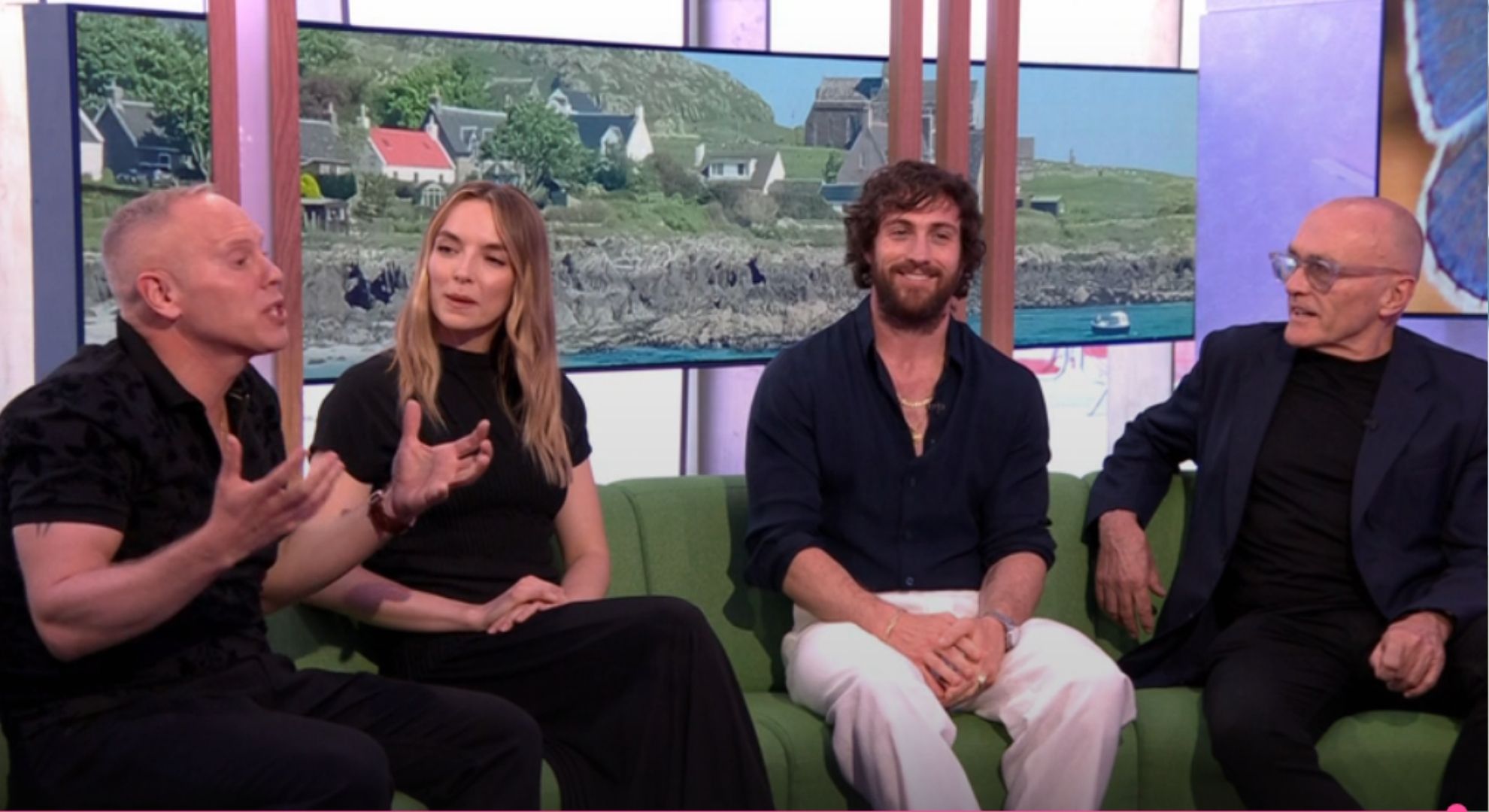 Rob Rinder, Danny Boyle, Jodi Comer and Aaron Taylor-Johnson on The One Show