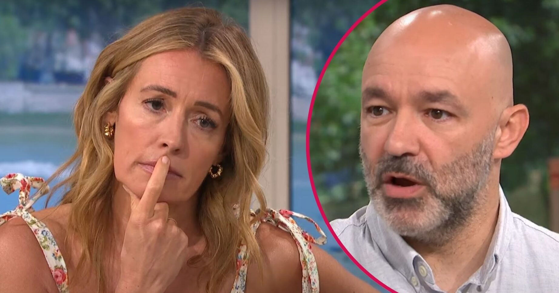 Cat Deeley sad on This Morning / Marcio